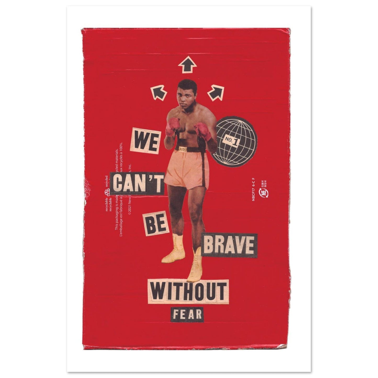 Ed Dickinson 'Brave Without Fear' - Premium Matte Paper Poster