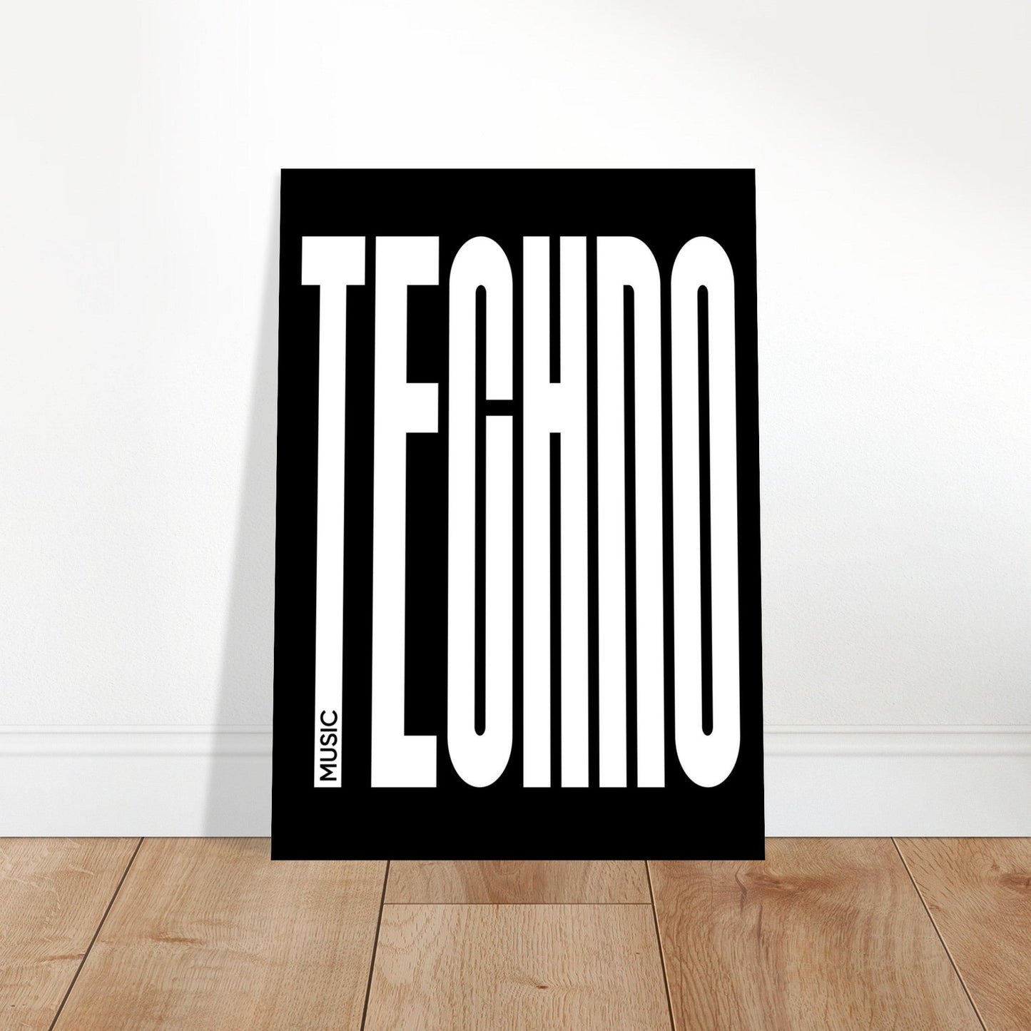 Music TECHNO - Premium Matte Paper Poster