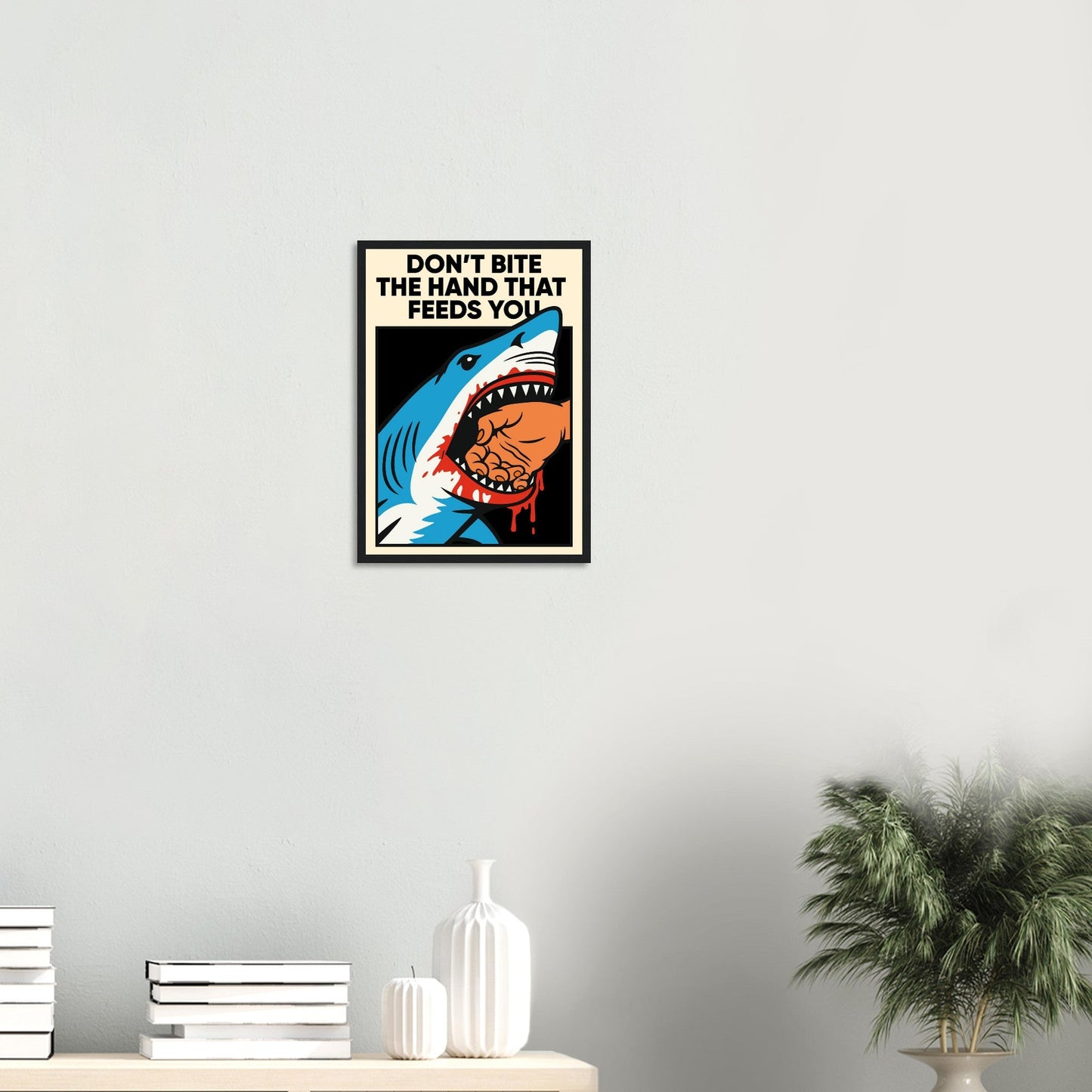 FEEDING TIME - Premium Matte Paper Wooden Framed Poster
