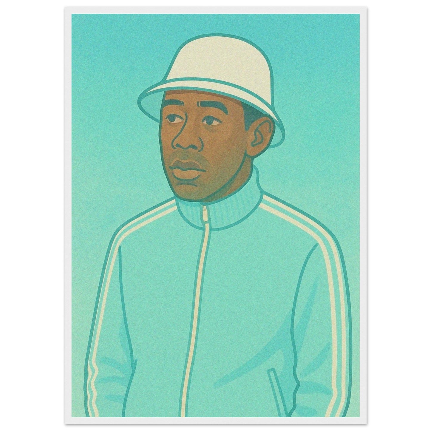 Tyler - Premium Matte Paper Wooden Framed Poster