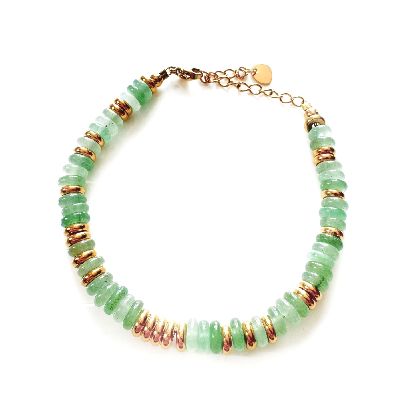 Tala Luxe 18k Gold Plated Aqua Beaded Bracelet