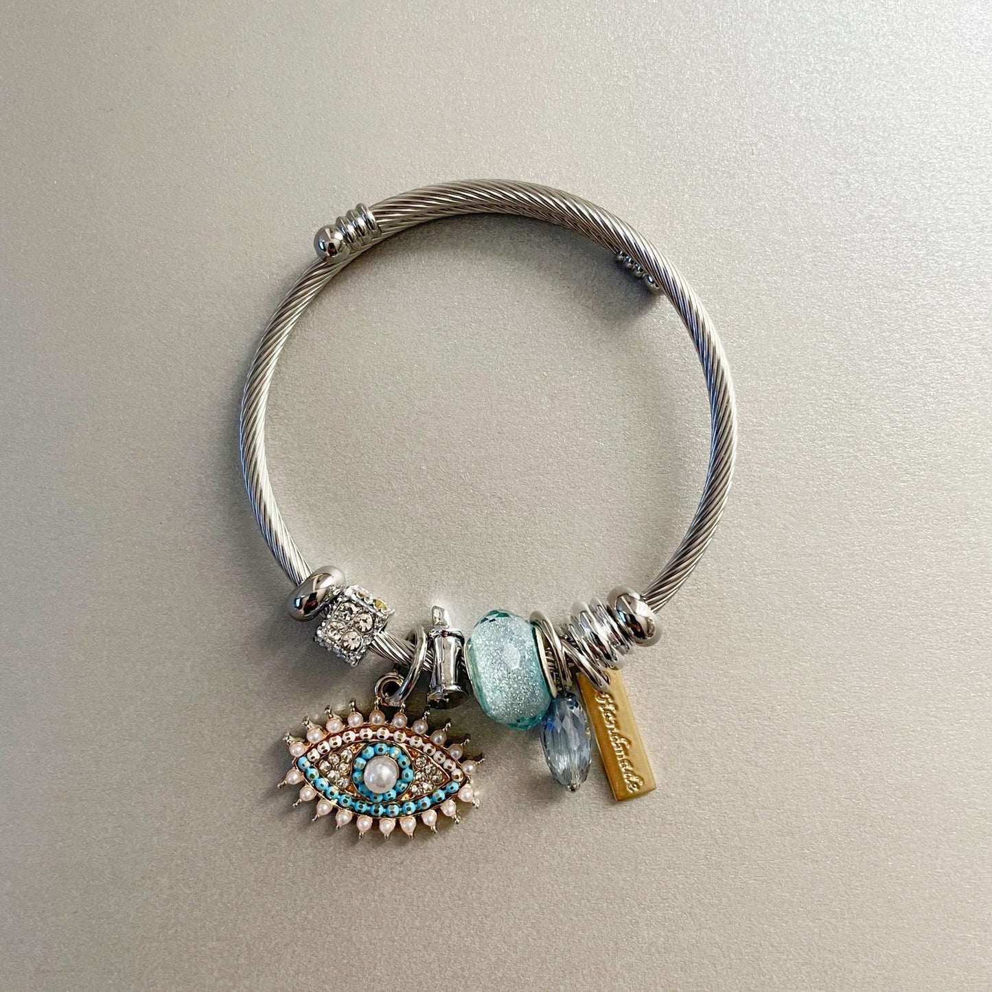 Aysha Turquoise Evil Eye Charm Bracelet