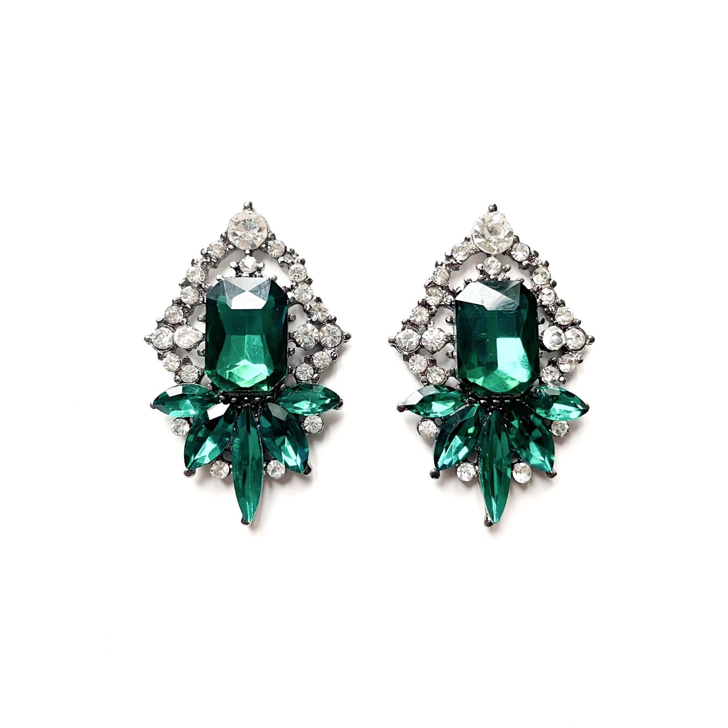 Bellatrix Rhinestone Cluster Earrings