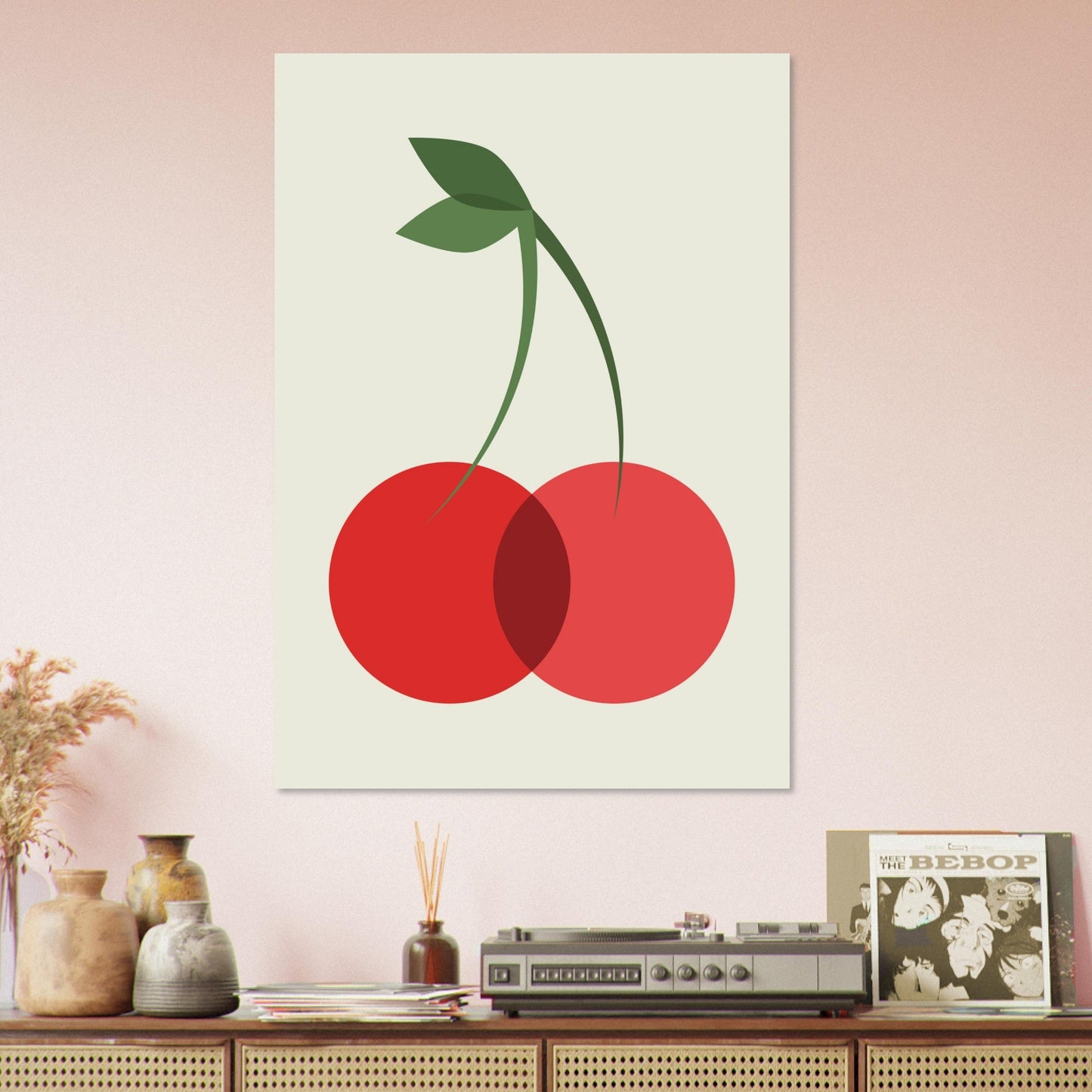 Fruity 'Cherries' - Premium Matte Paper Poster