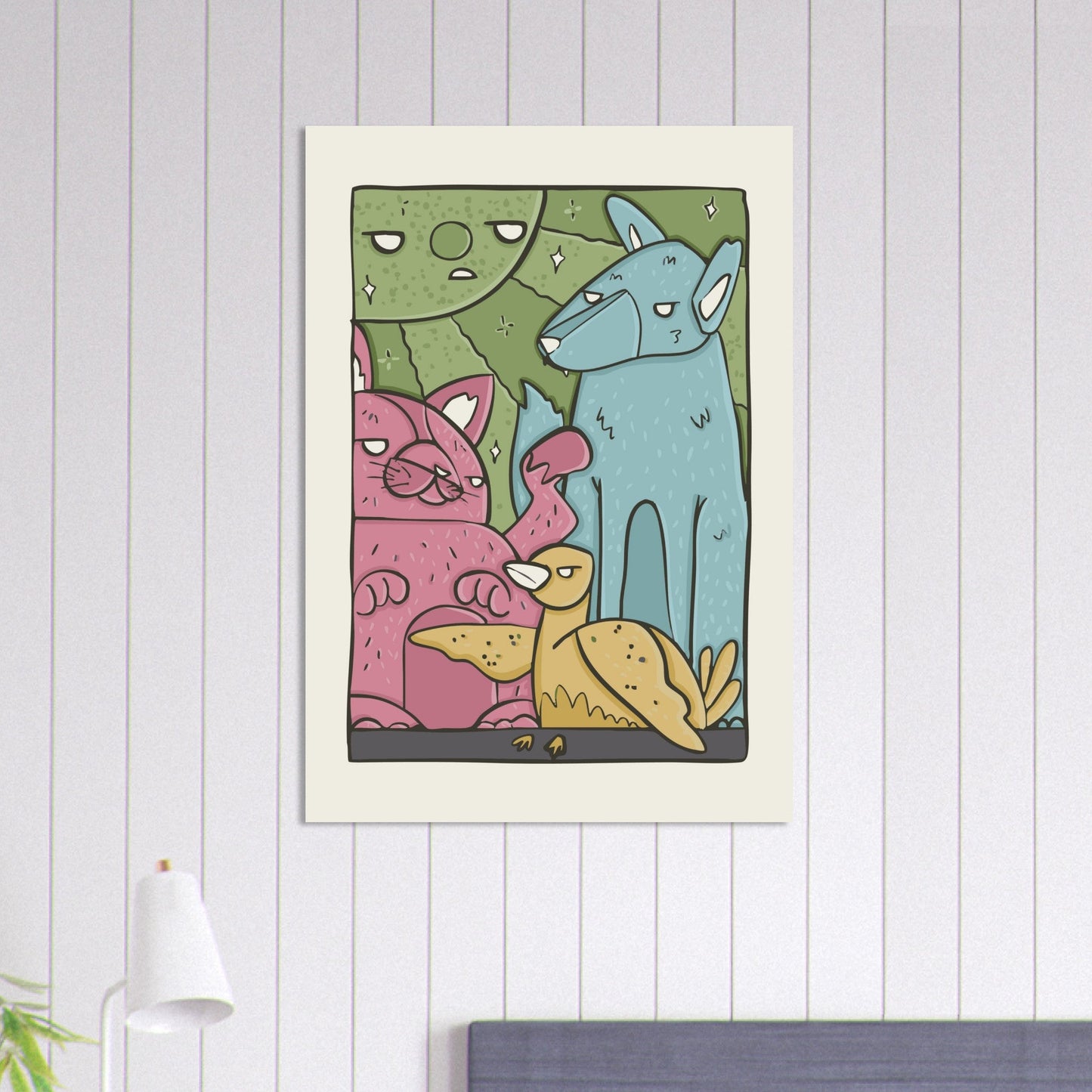 Animals 'The Crew' - Premium Matte Paper Poster