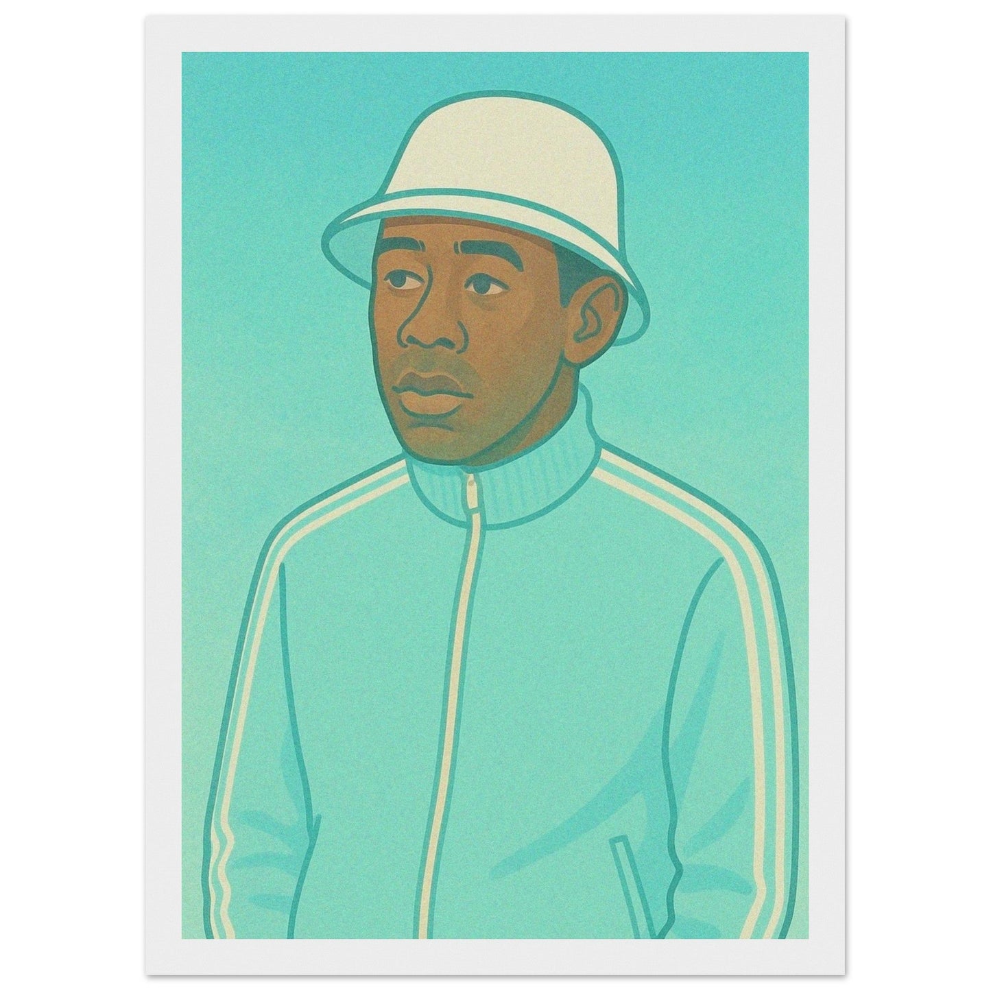 Tyler - Premium Matte Paper Wooden Framed Poster