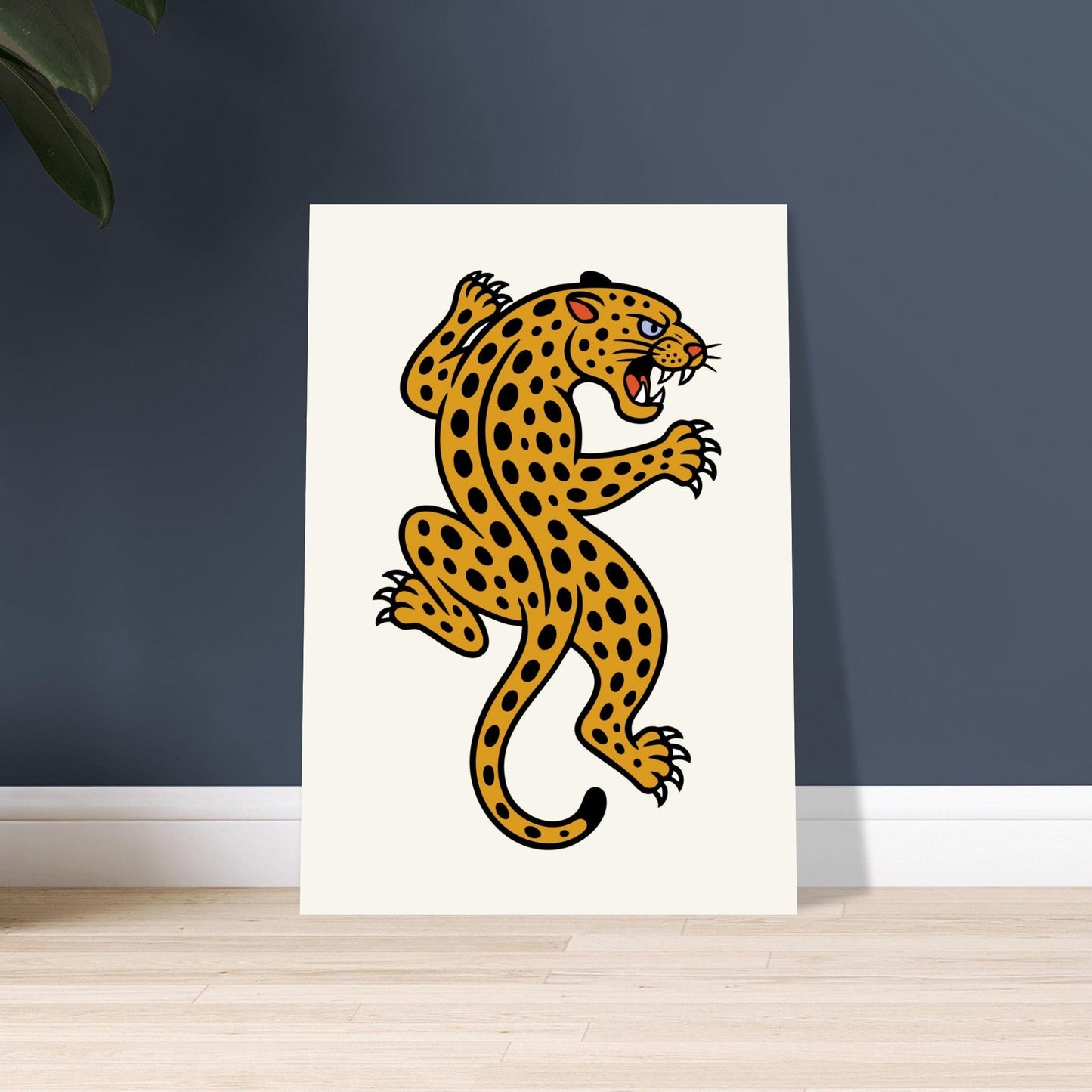 Leopard Traditional - Premium Matte Paper Poster