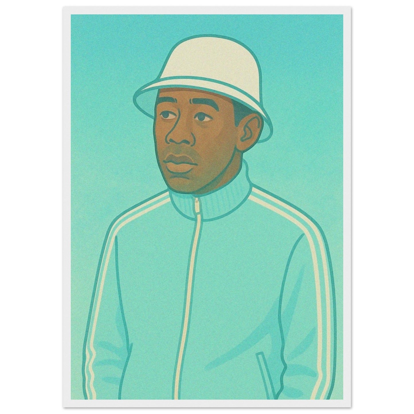 Tyler - Premium Matte Paper Wooden Framed Poster