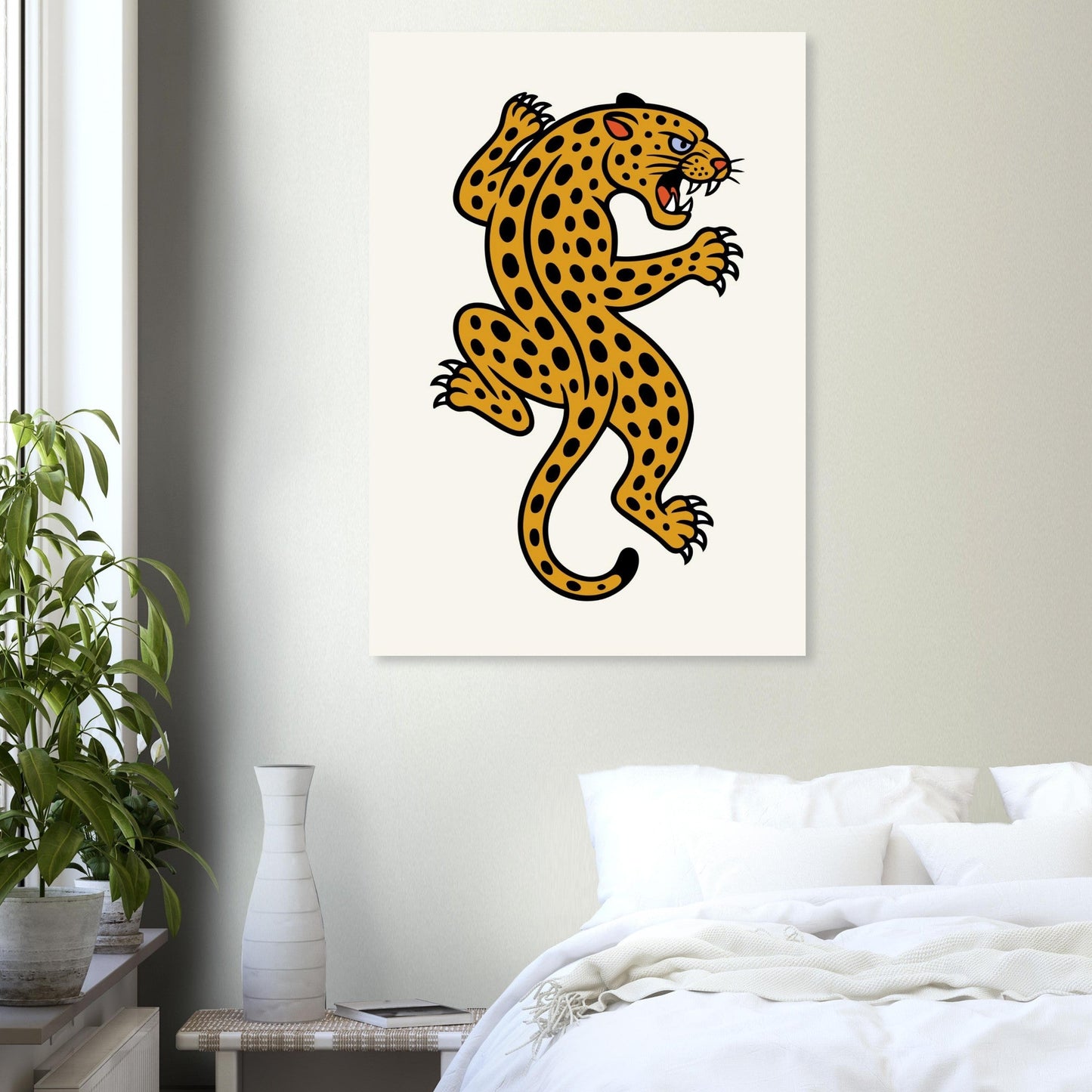 Leopard Traditional - Premium Matte Paper Poster