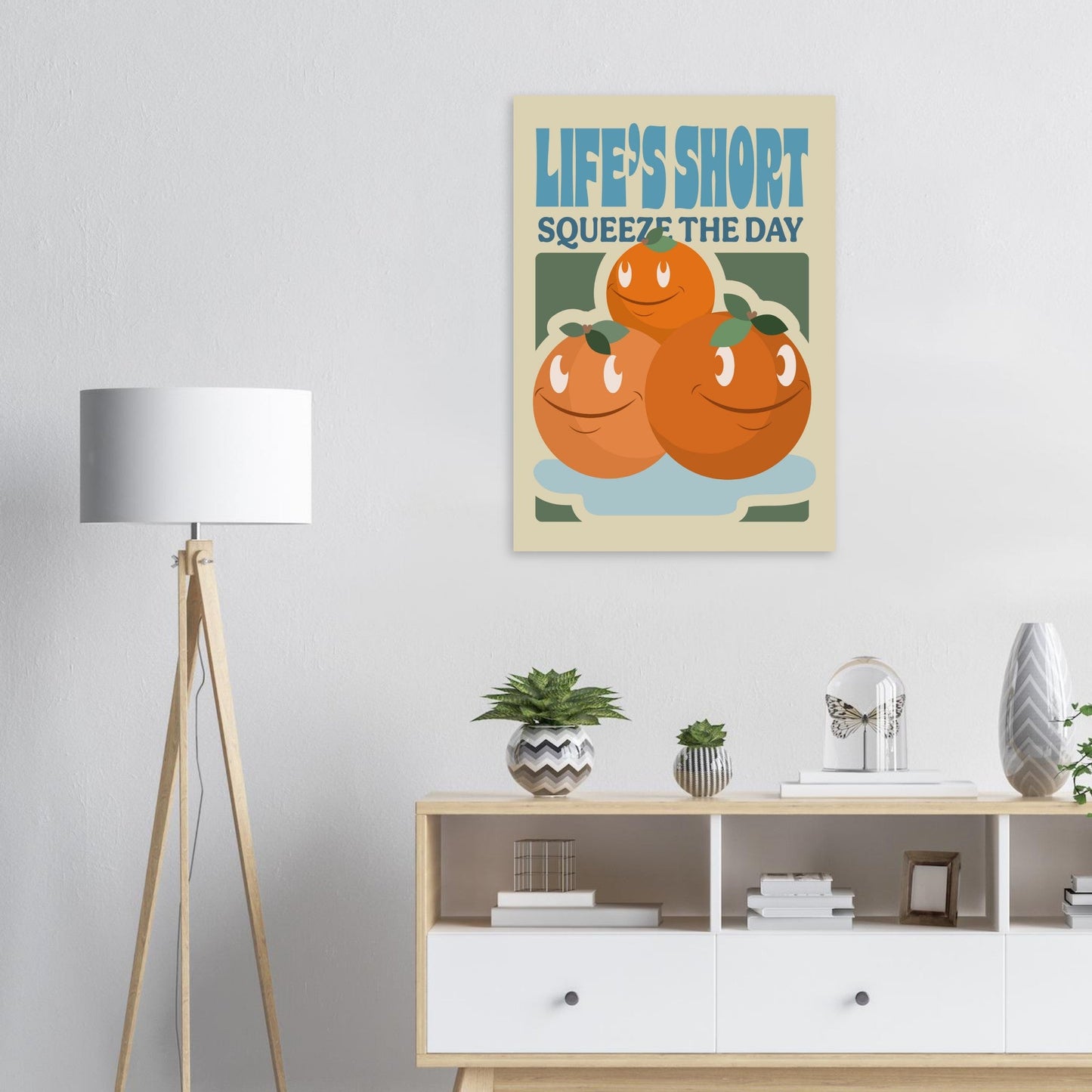 Fruity 'Squeeze The Day' - Premium Matte Paper Poster