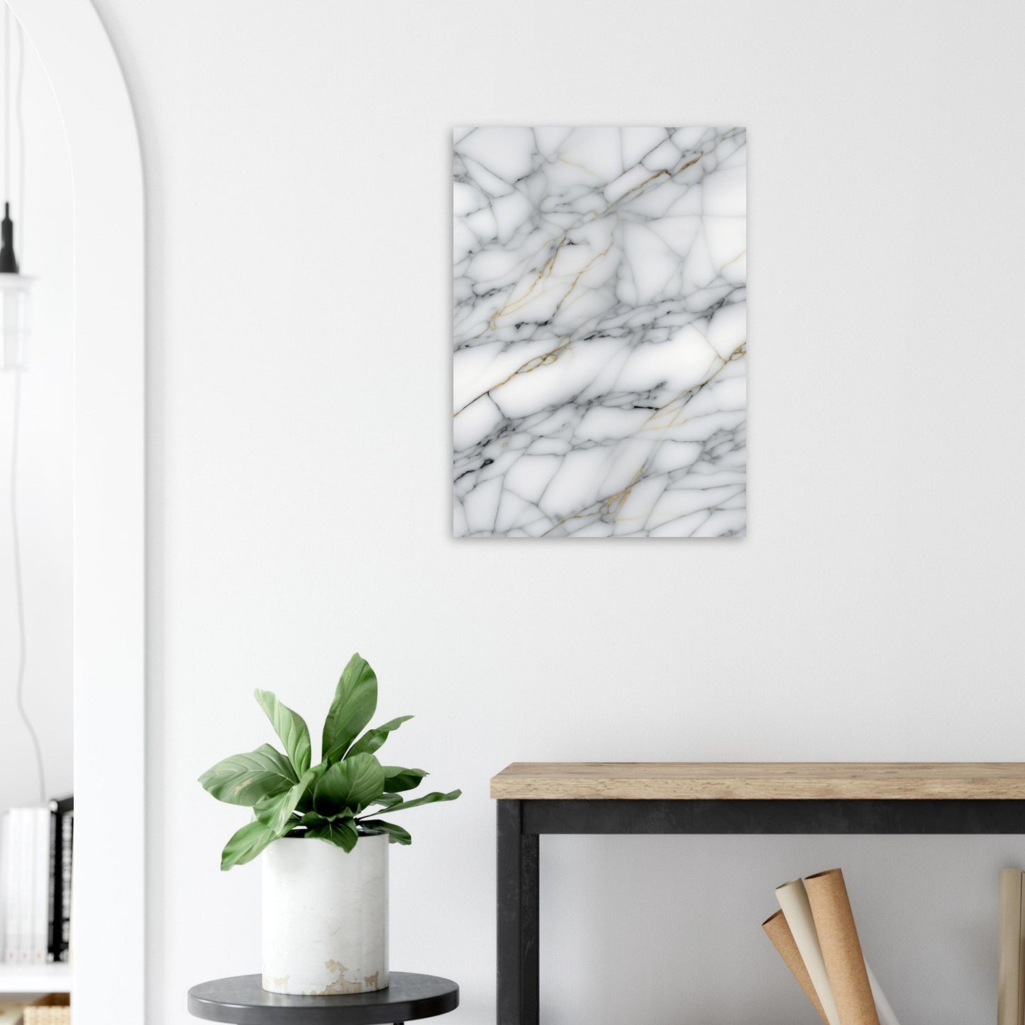Marble 'Grey' - Premium Matte Paper Poster
