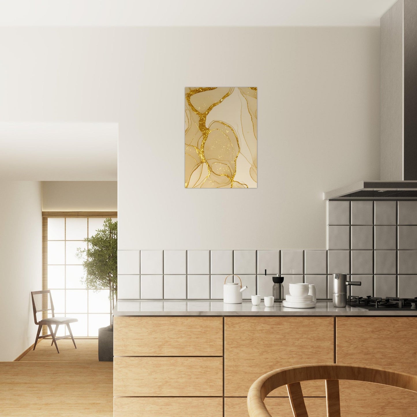 Marble 'Gold' - Premium Matte Paper Poster