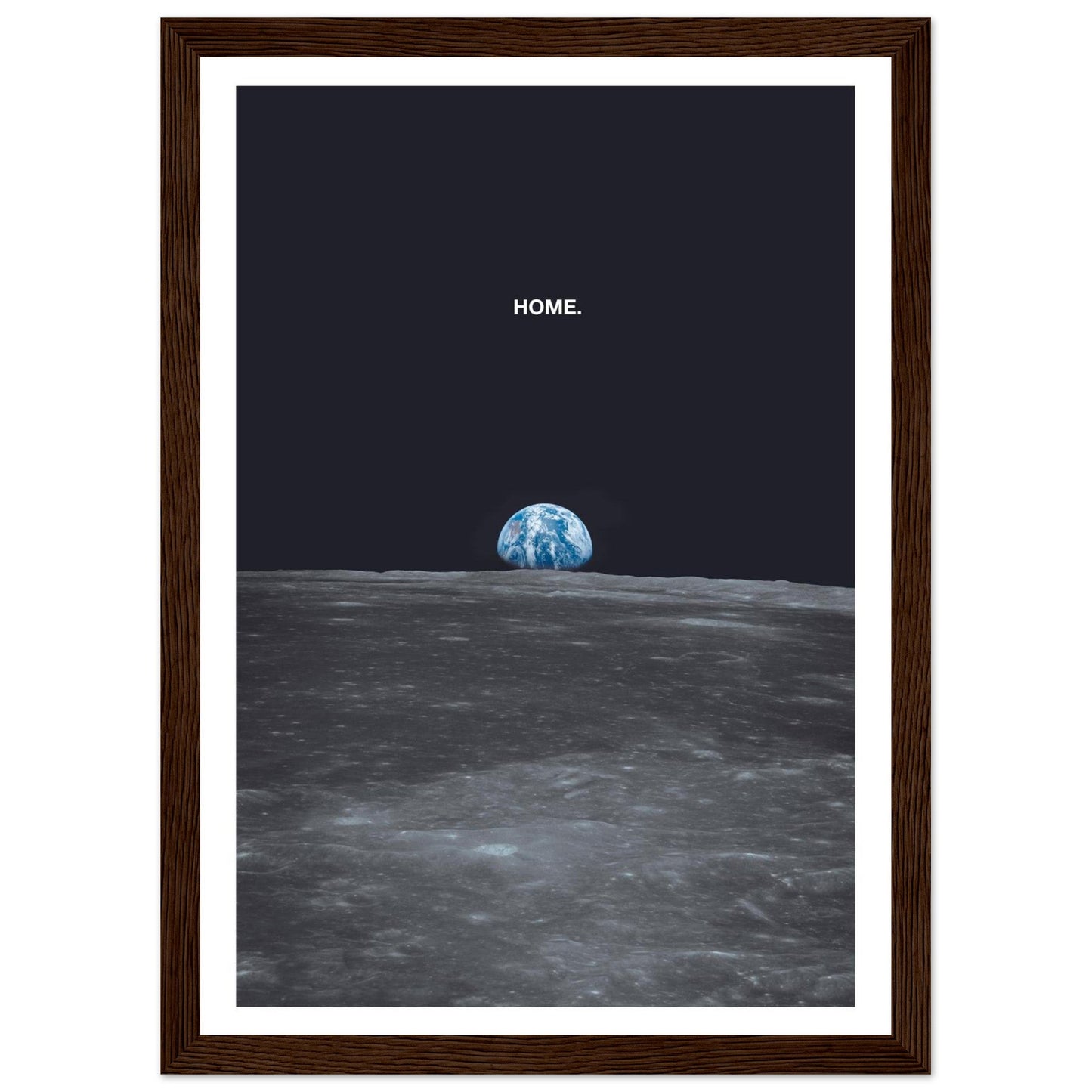 Ed Dickinson 'HOME' - Premium Matte Paper Wooden Framed Poster