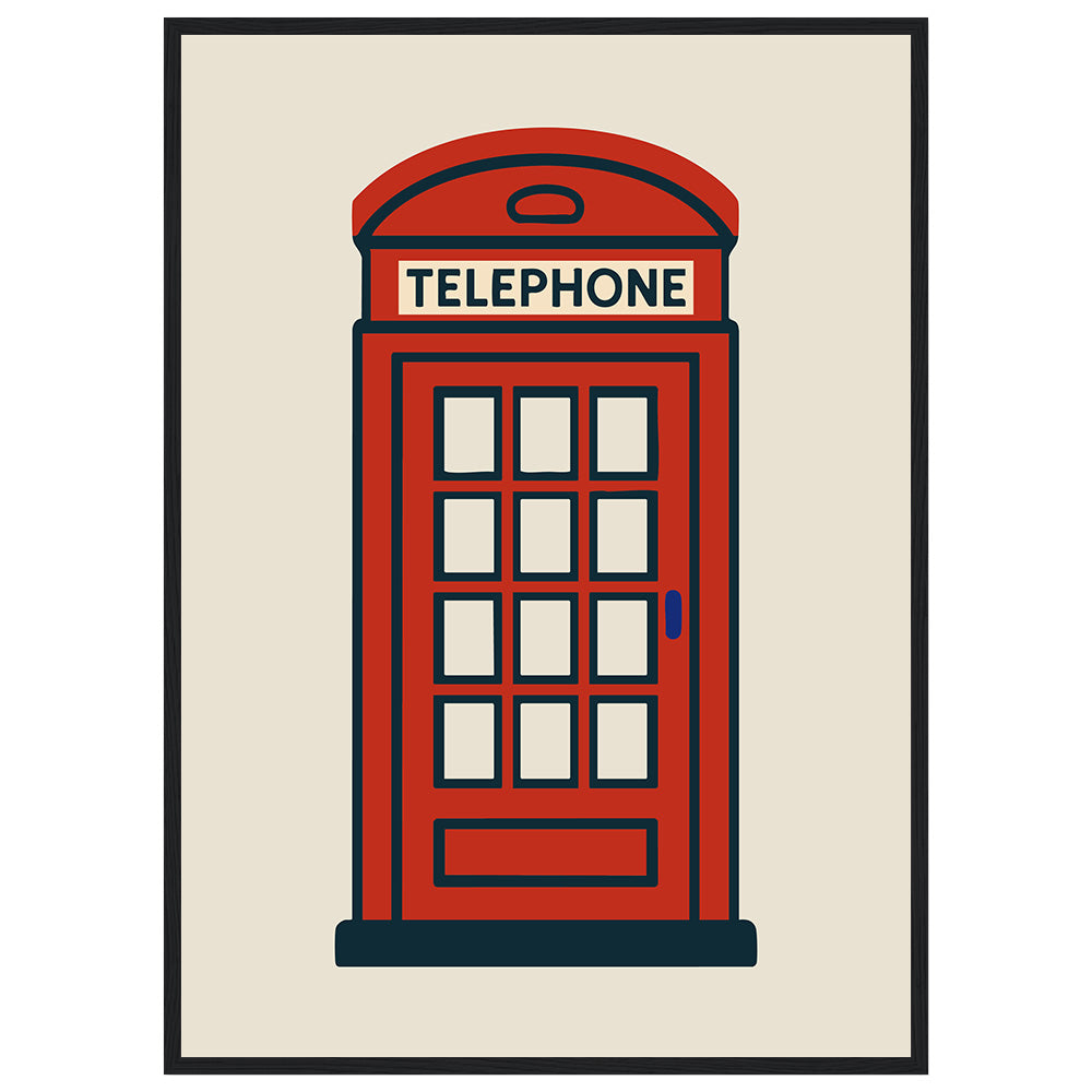 Cities/ Places 'London Triptych' - Premium Matte Paper Poster Framed Trio