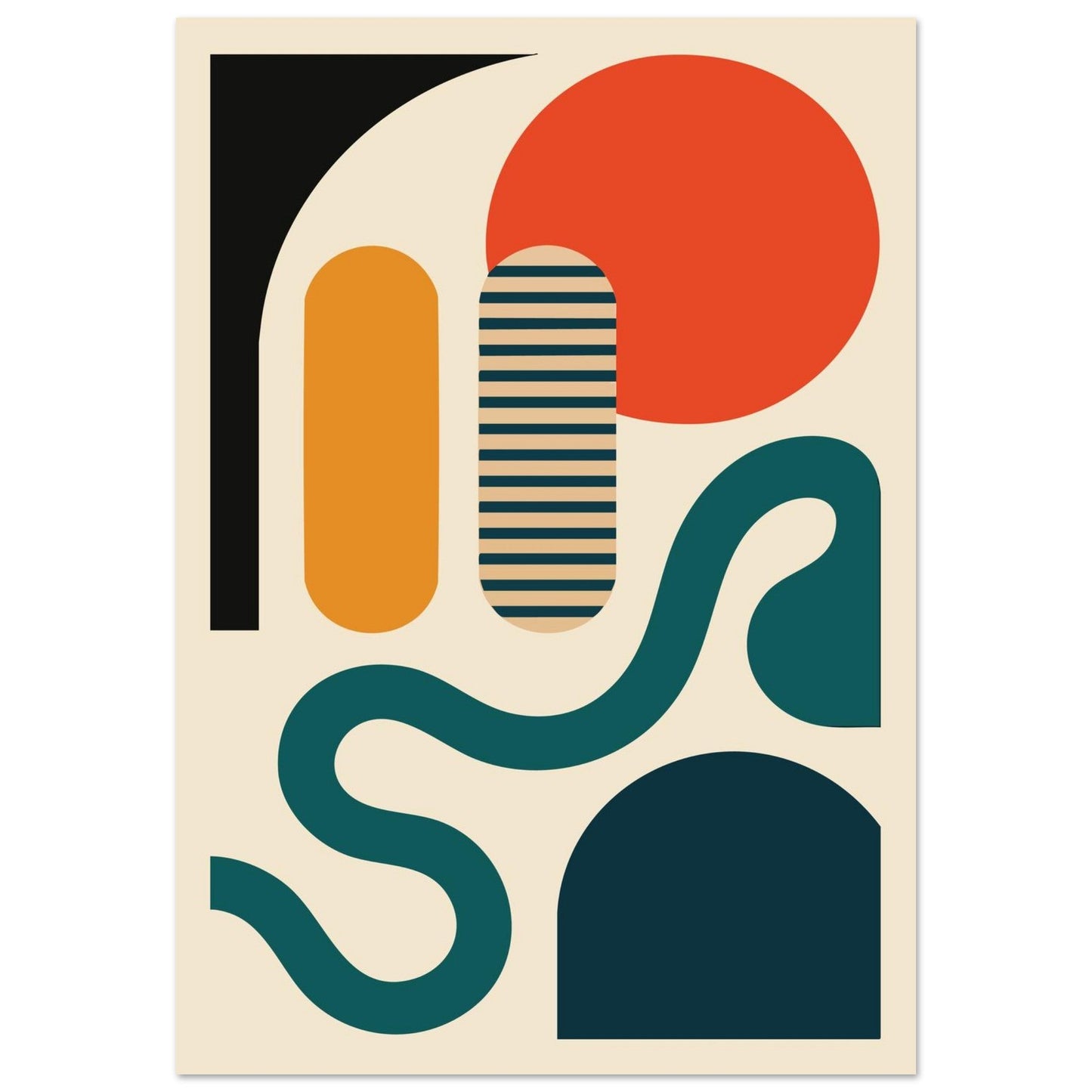 Abstract Bliss - Premium Matte Paper Poster