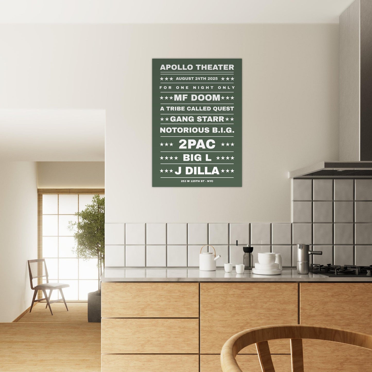 Sign 'Dream Hip Hop Gig' - Premium Matte Paper Poster