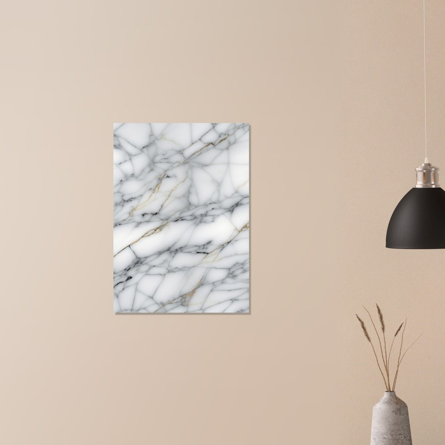 Marble 'Grey' - Premium Matte Paper Poster