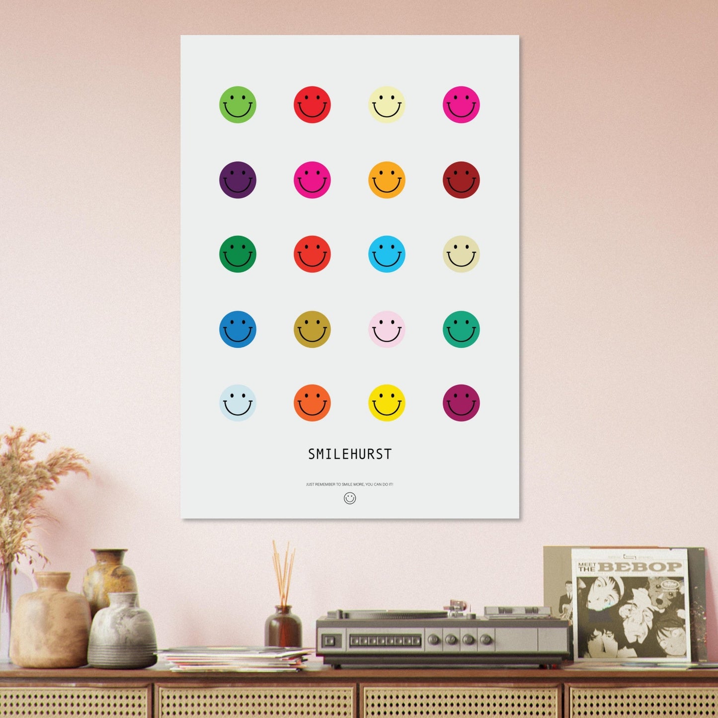 Colours 'Smilehirst' - Premium Matte Paper Poster