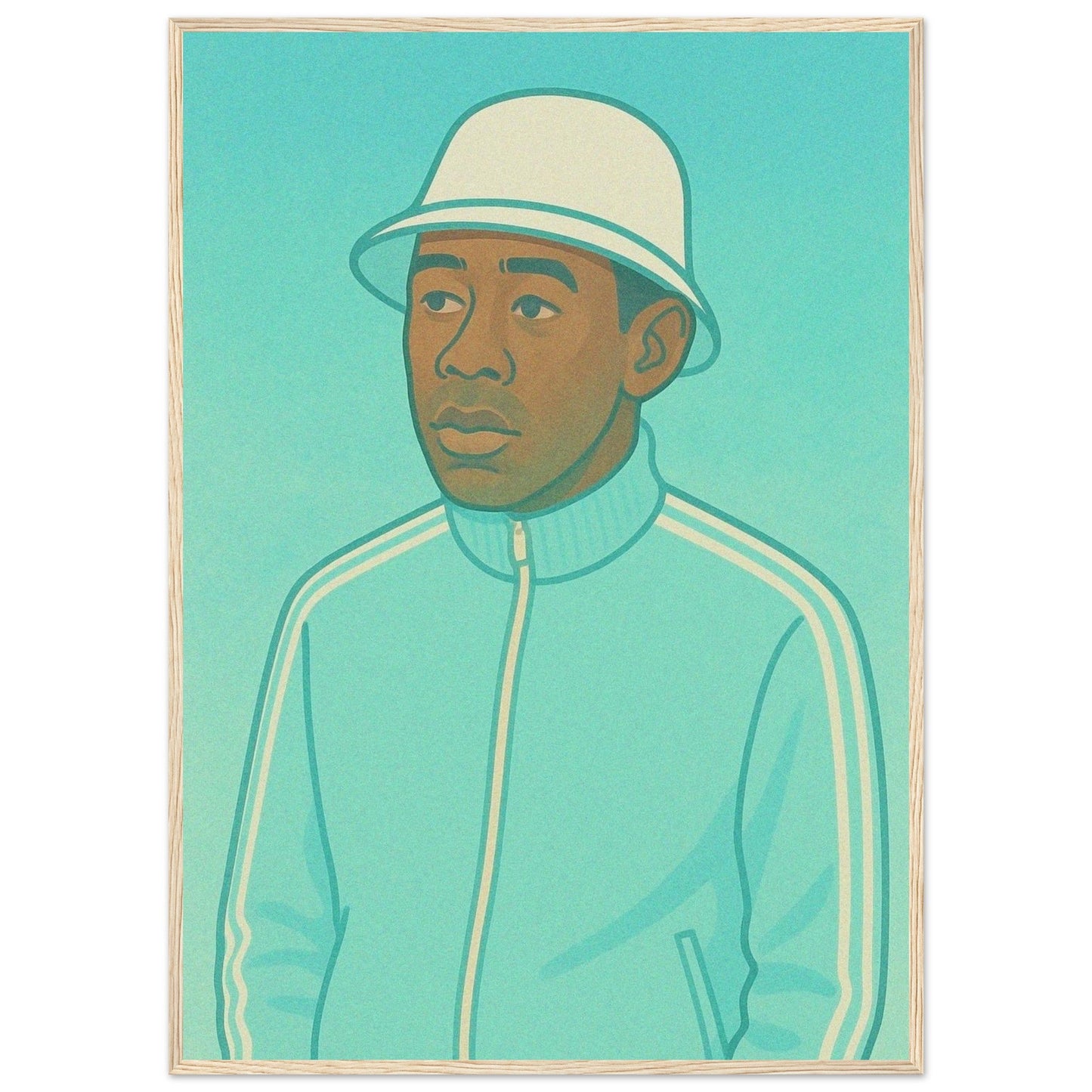 Tyler - Premium Matte Paper Wooden Framed Poster