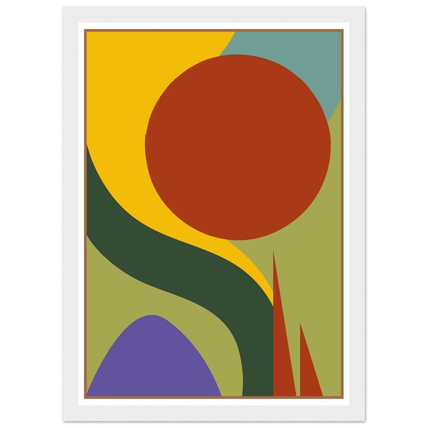 Morning - Premium Matte Paper Wooden Framed Poster