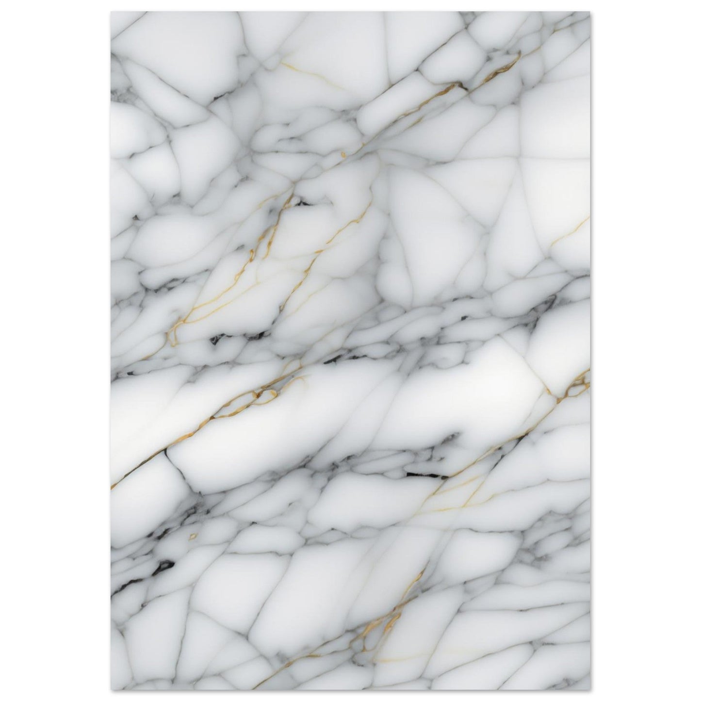 Marble 'Grey' - Premium Matte Paper Poster