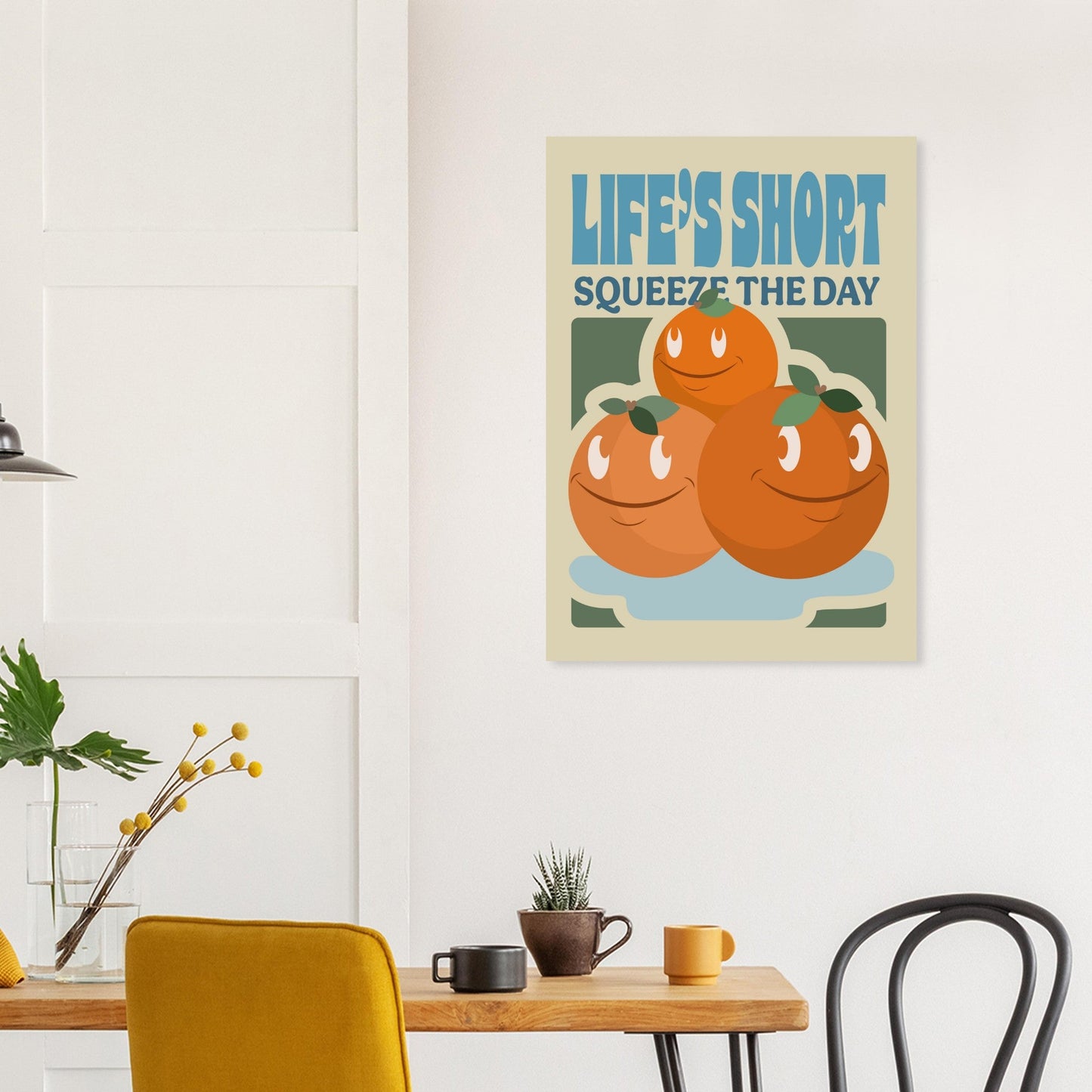 Fruity 'Squeeze The Day' - Premium Matte Paper Poster