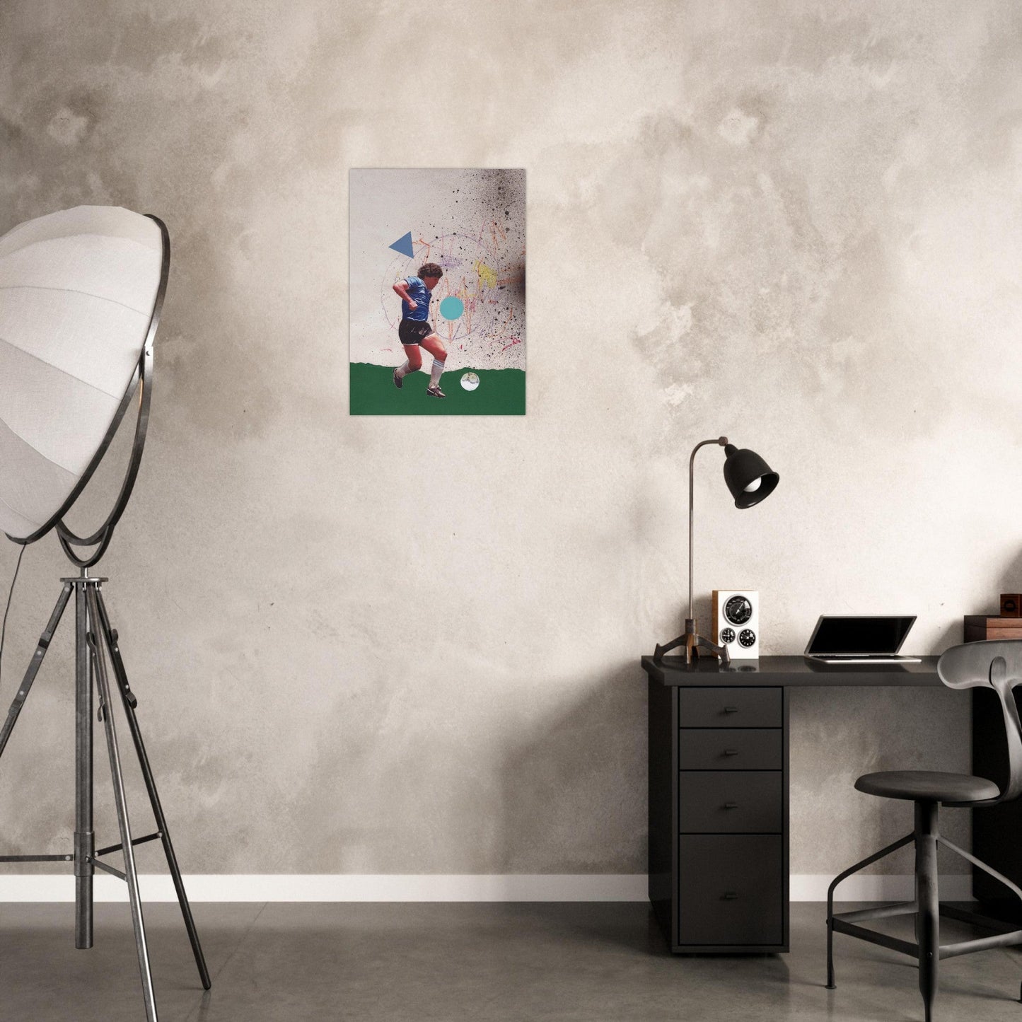 Ed Dickinson 'Football' - Premium Matte Paper Poster