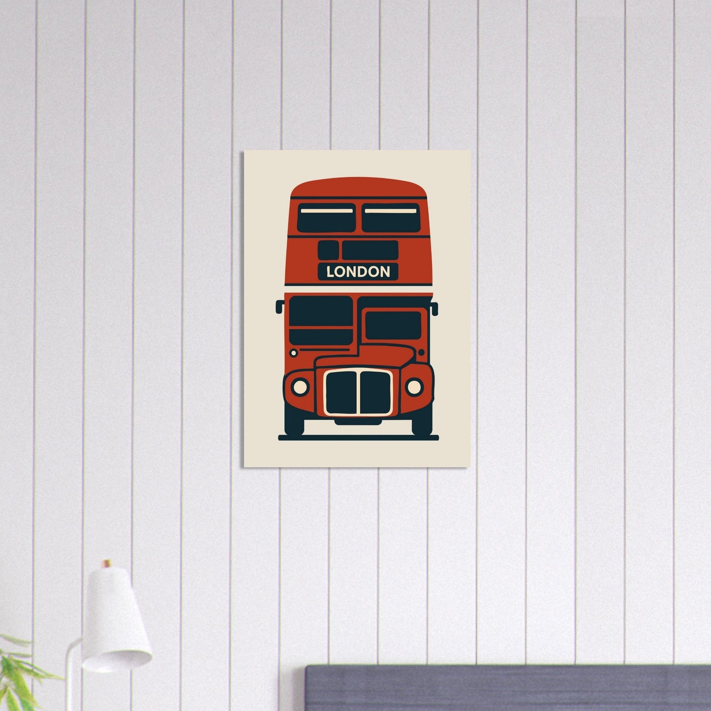 Cities/ Places 'Bus' - Premium Matte Paper Poster