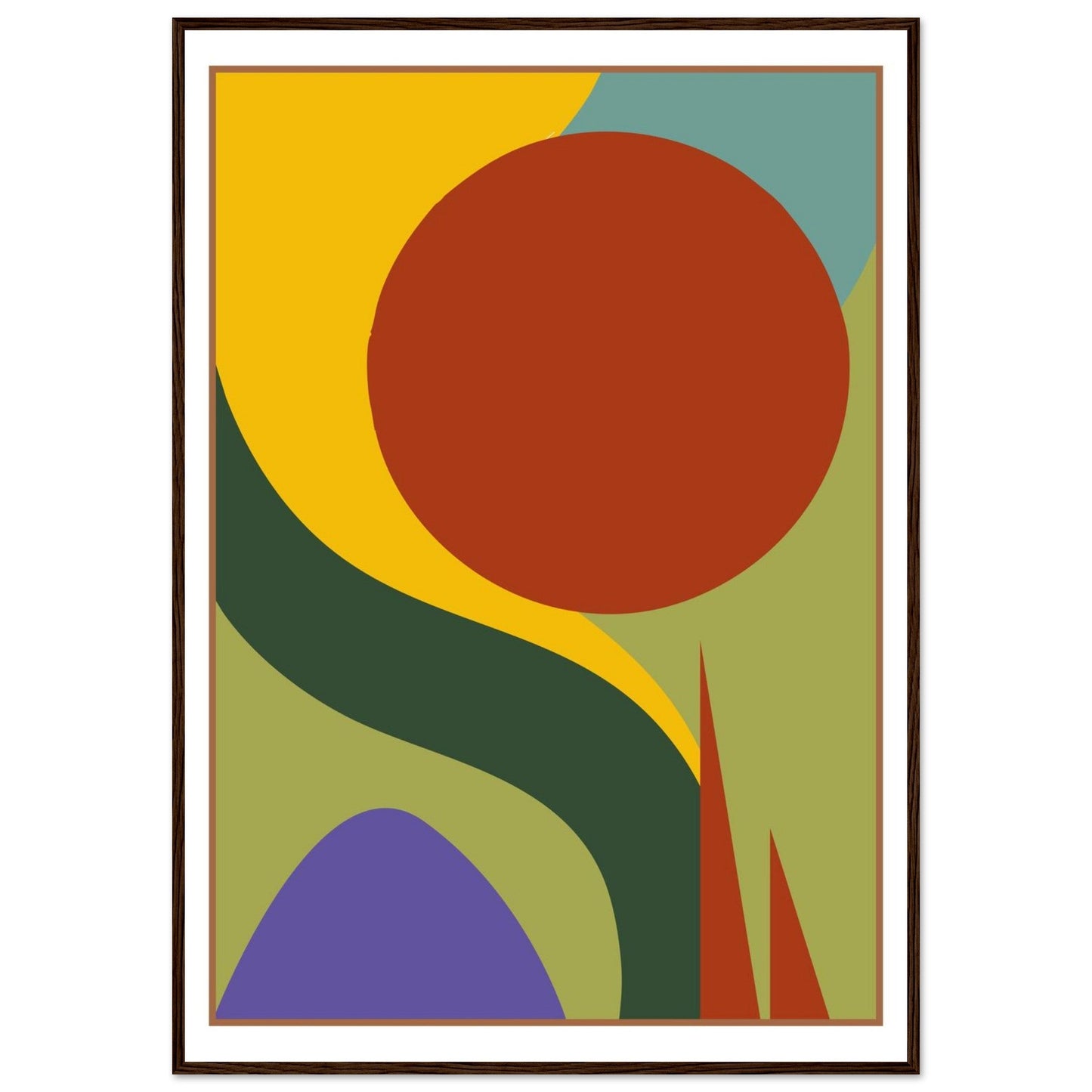 Morning - Premium Matte Paper Wooden Framed Poster