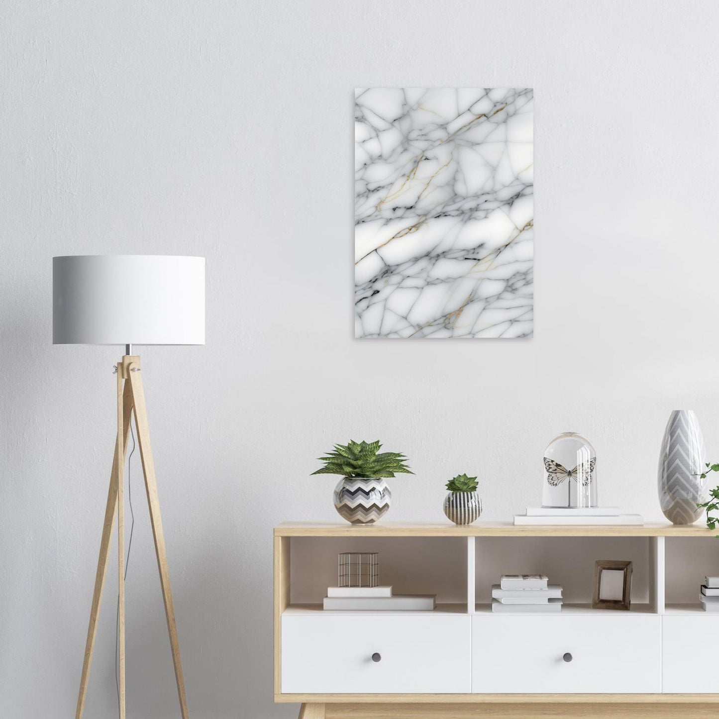 Marble 'Grey' - Premium Matte Paper Poster