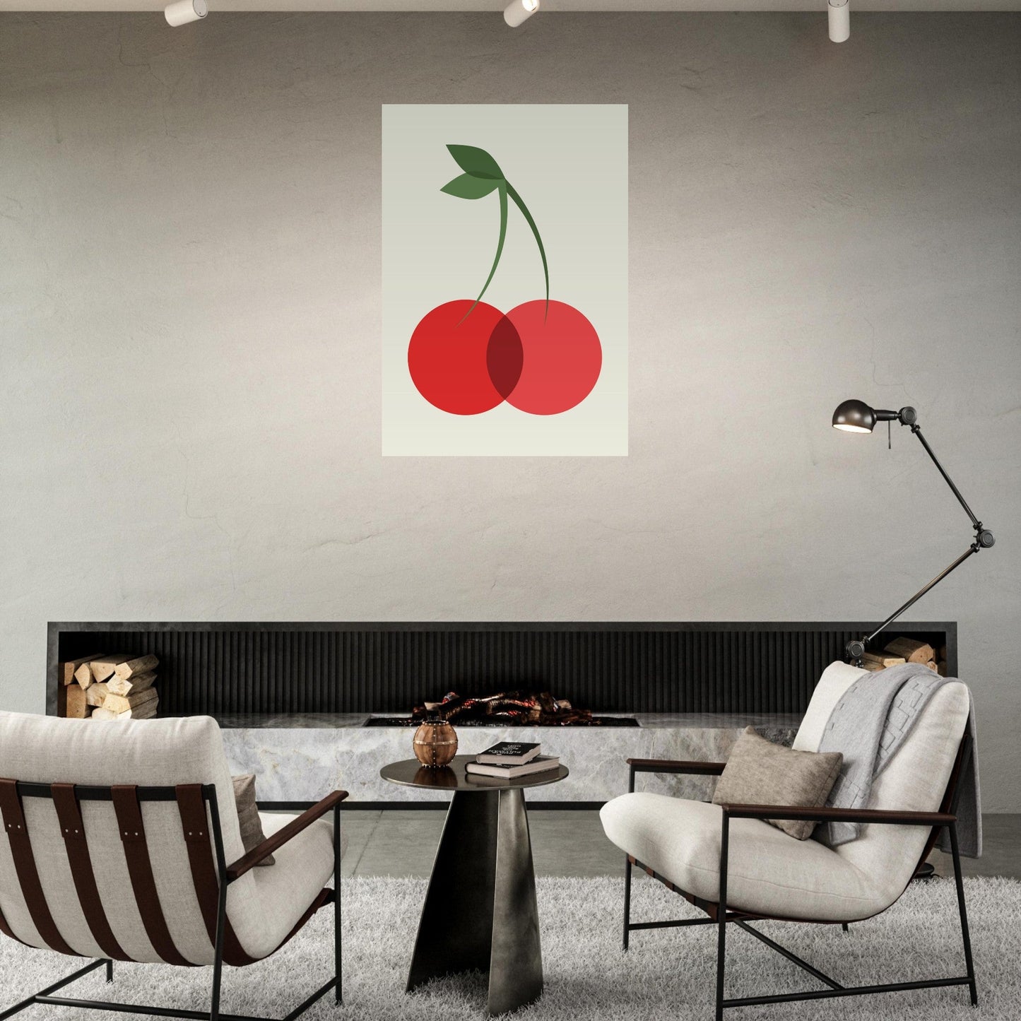 Fruity 'Cherries' - Premium Matte Paper Poster