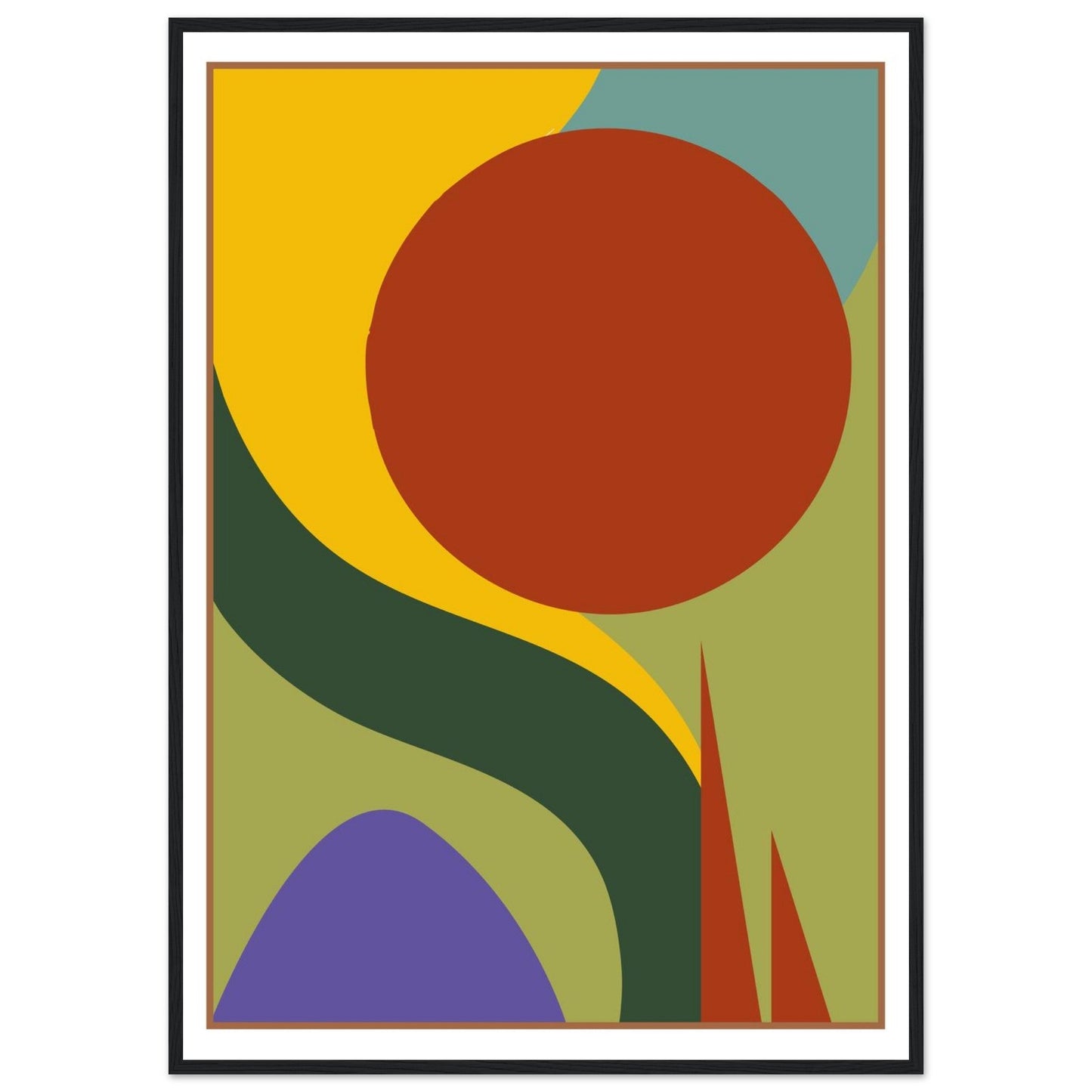 Morning - Premium Matte Paper Wooden Framed Poster