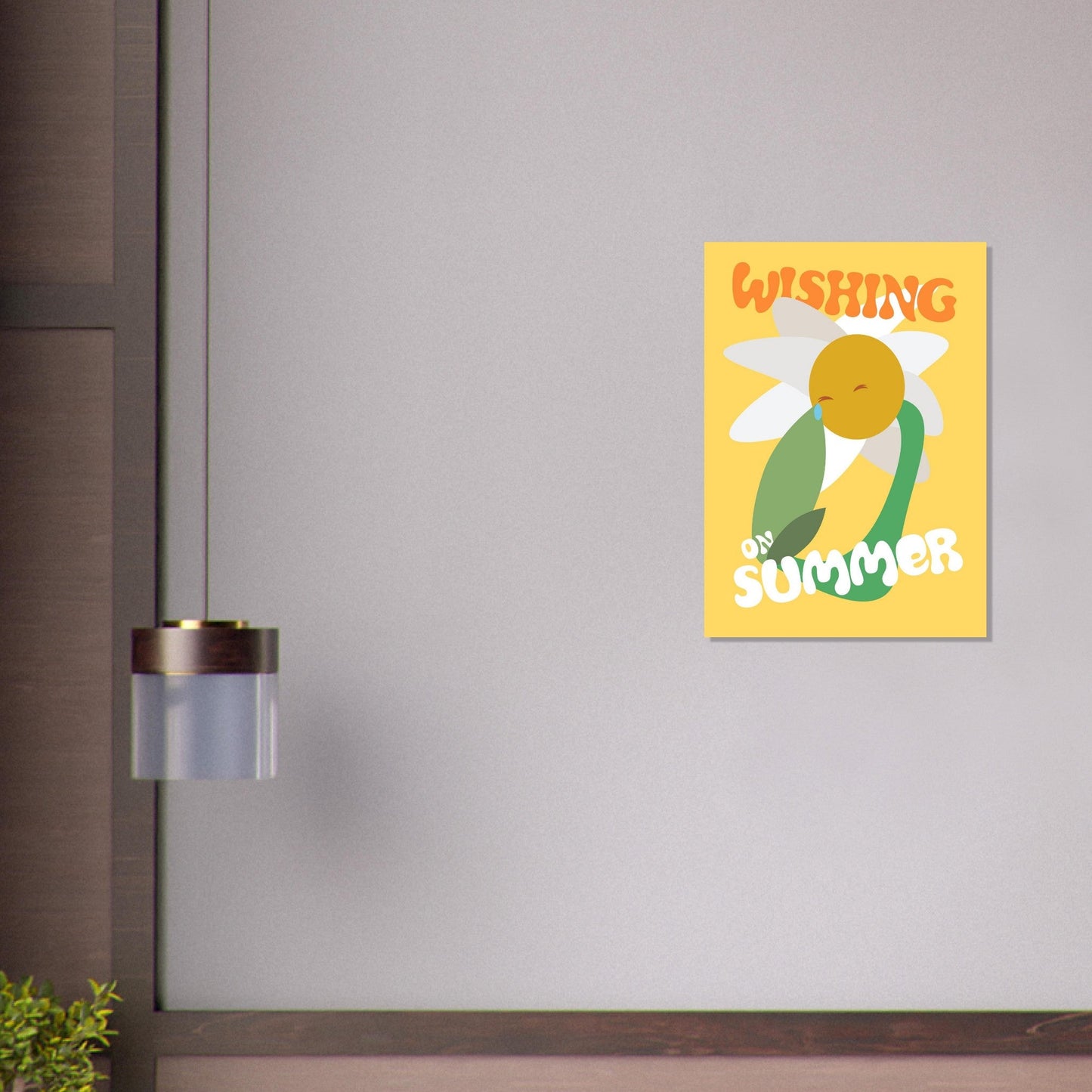 Flowers 'Wishing on Summer' - Premium Matte Paper Poster