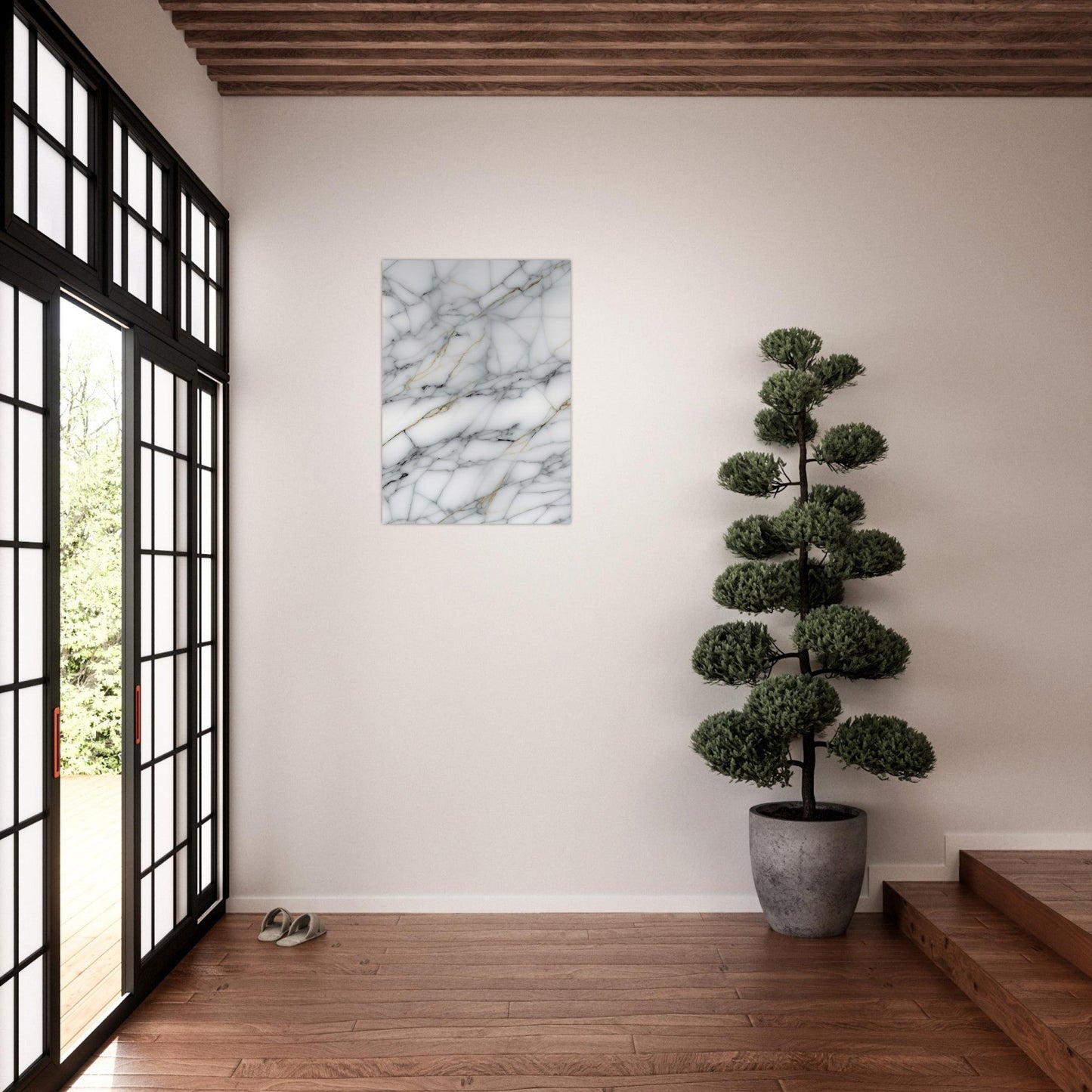 Marble 'Grey' - Premium Matte Paper Poster