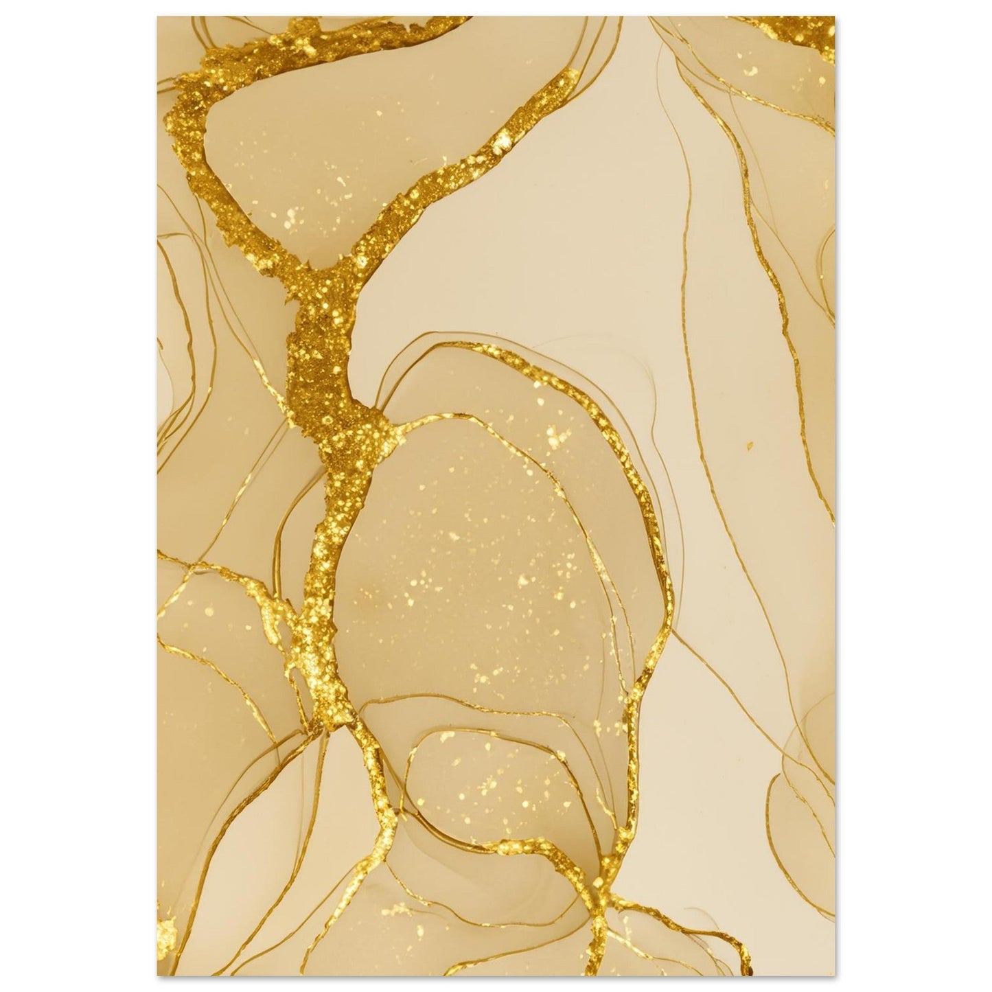 Marble 'Gold' - Premium Matte Paper Poster