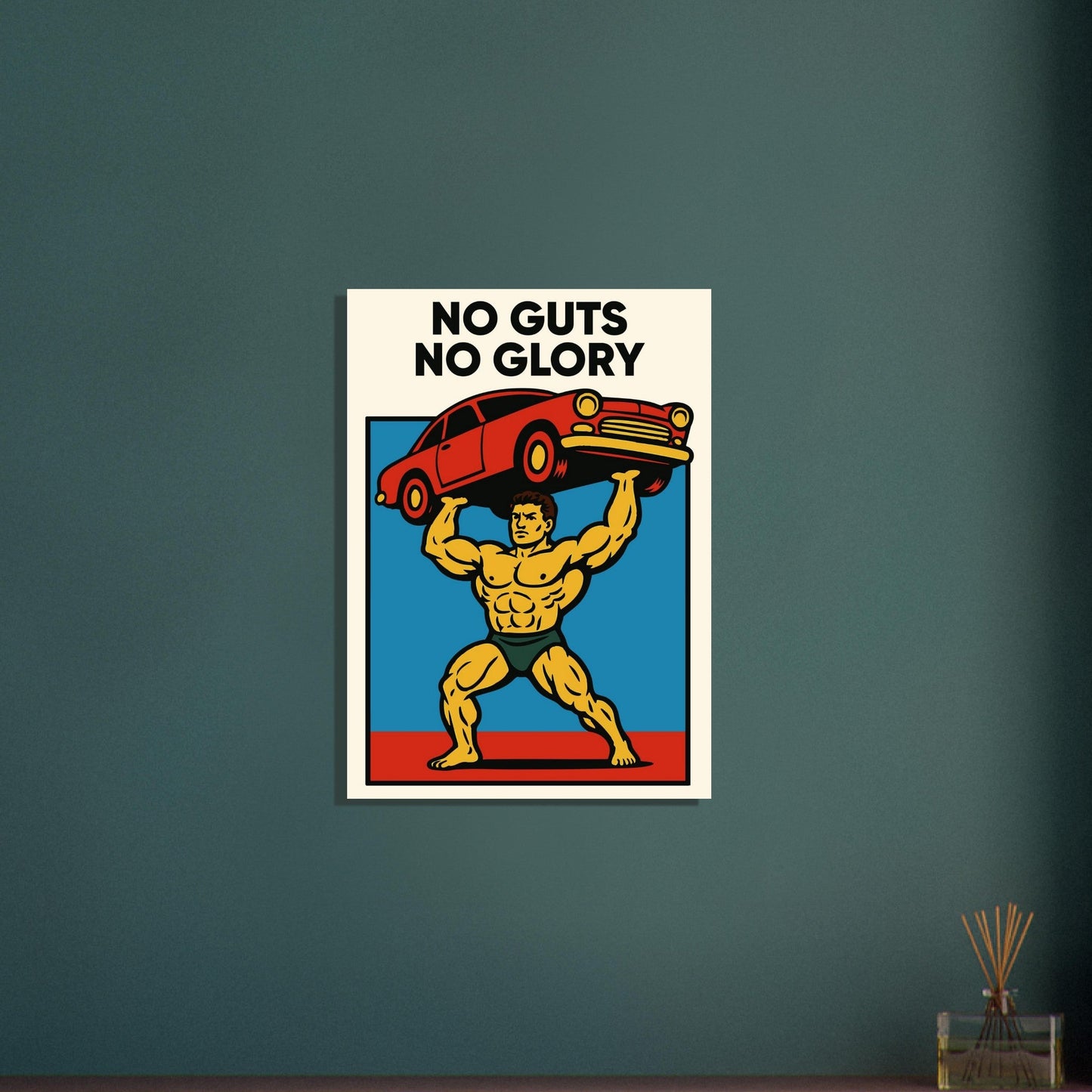 NO GUTS NO GLORY - Premium Matte Paper Poster