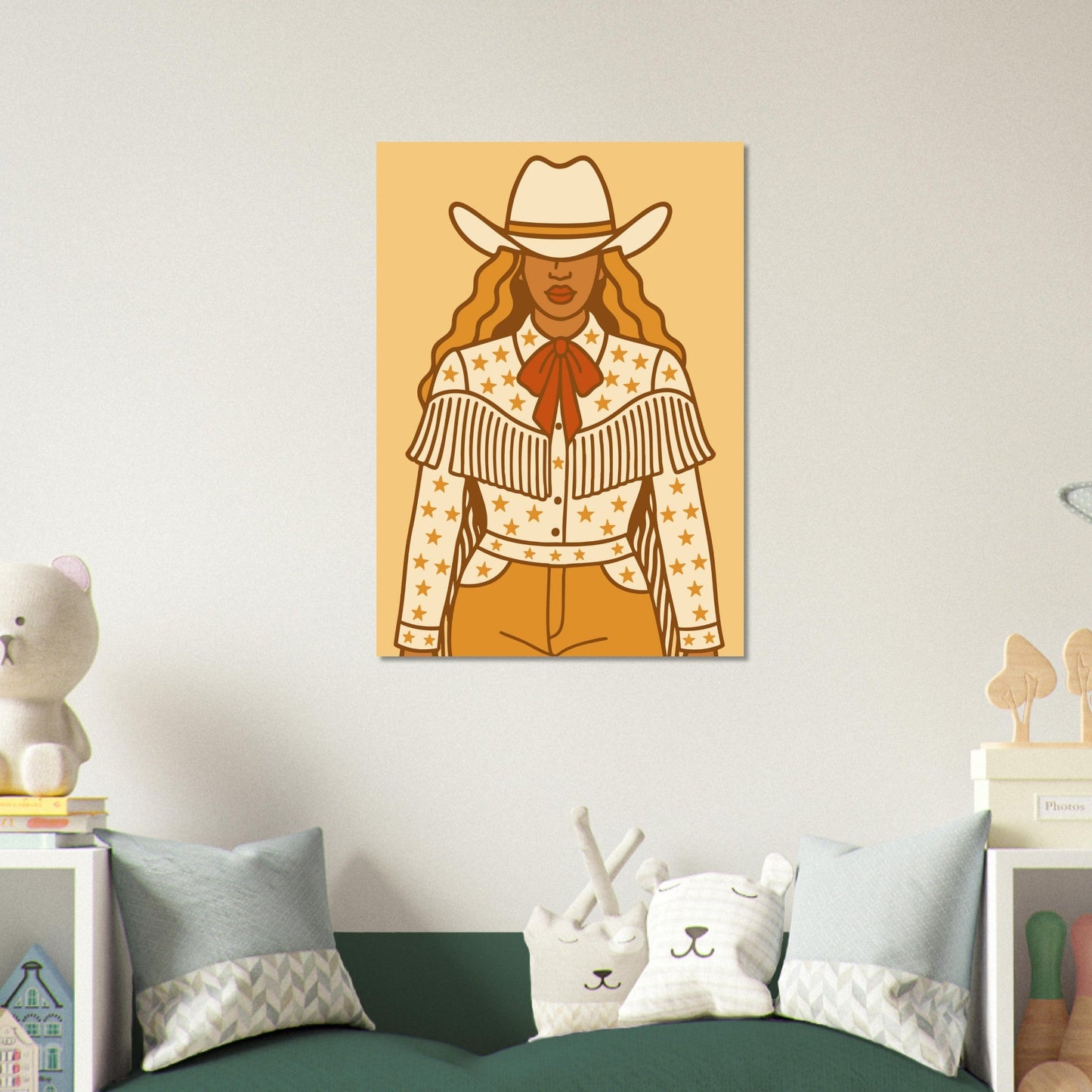Cowboy 'B' - Premium Matte Paper Poster