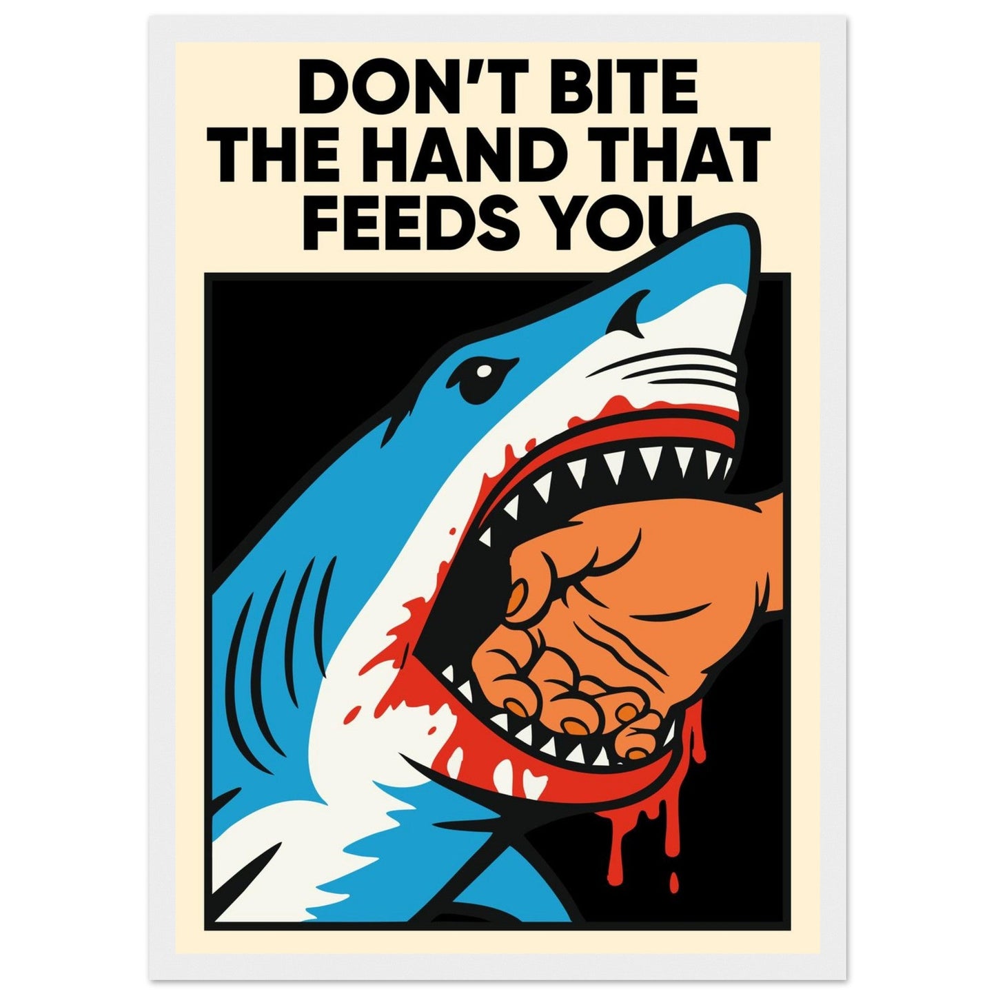 FEEDING TIME - Premium Matte Paper Wooden Framed Poster