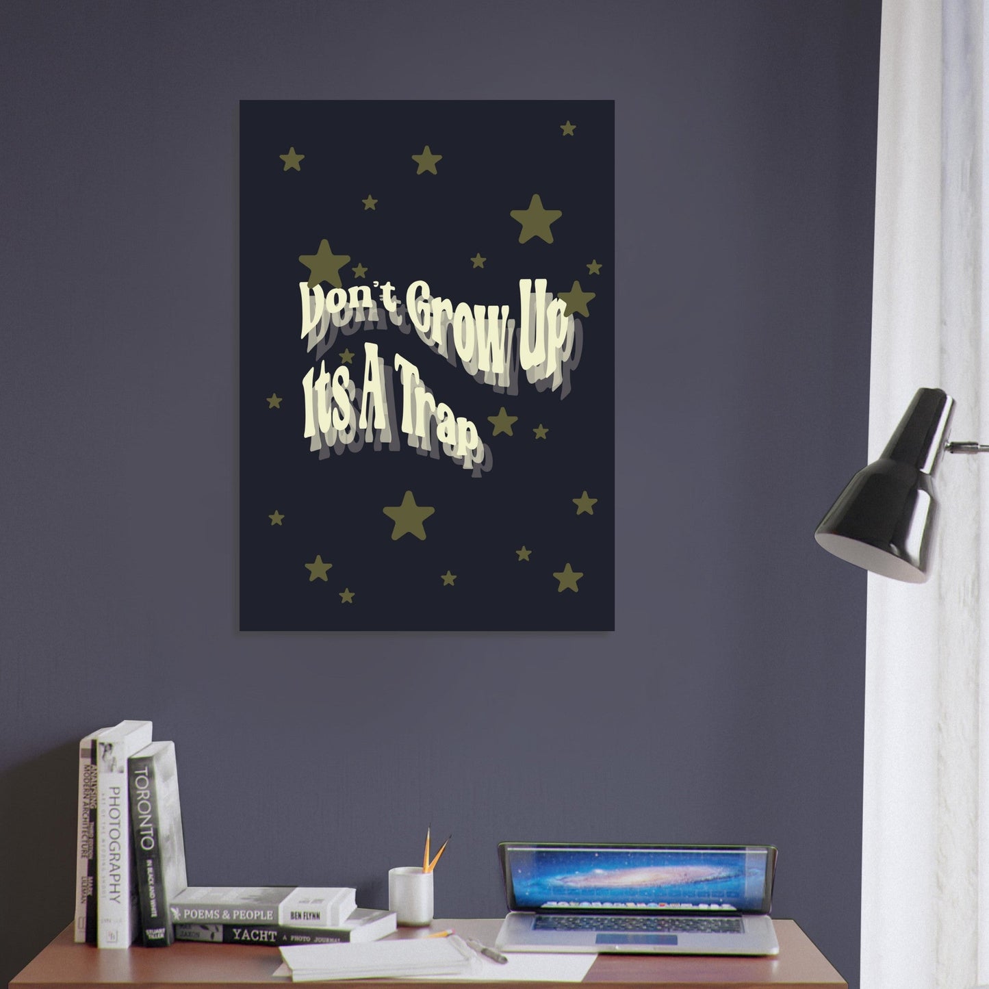 Sign 'Don't Grow Up It's A Trap' - Premium Matte Paper Poster