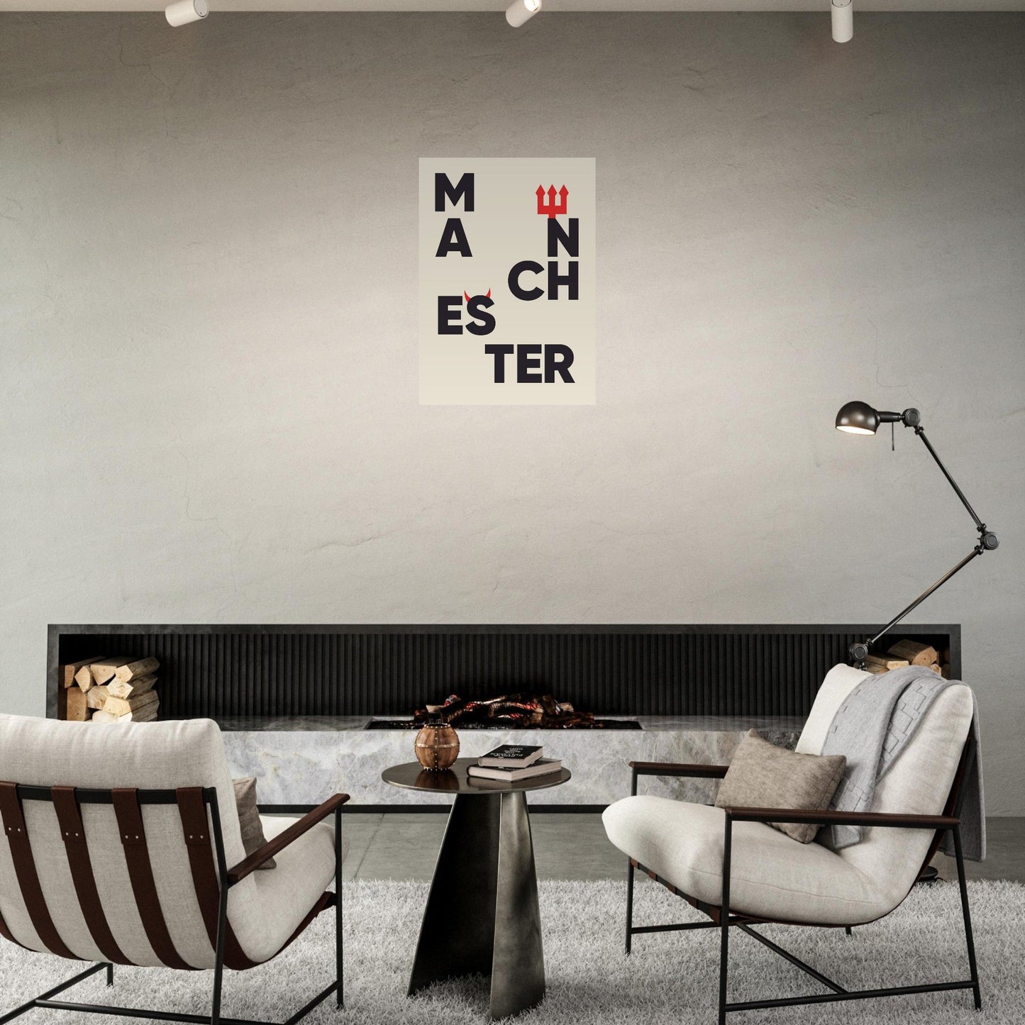 Cities/ Places 'Manchester' - Premium Matte Paper Poster