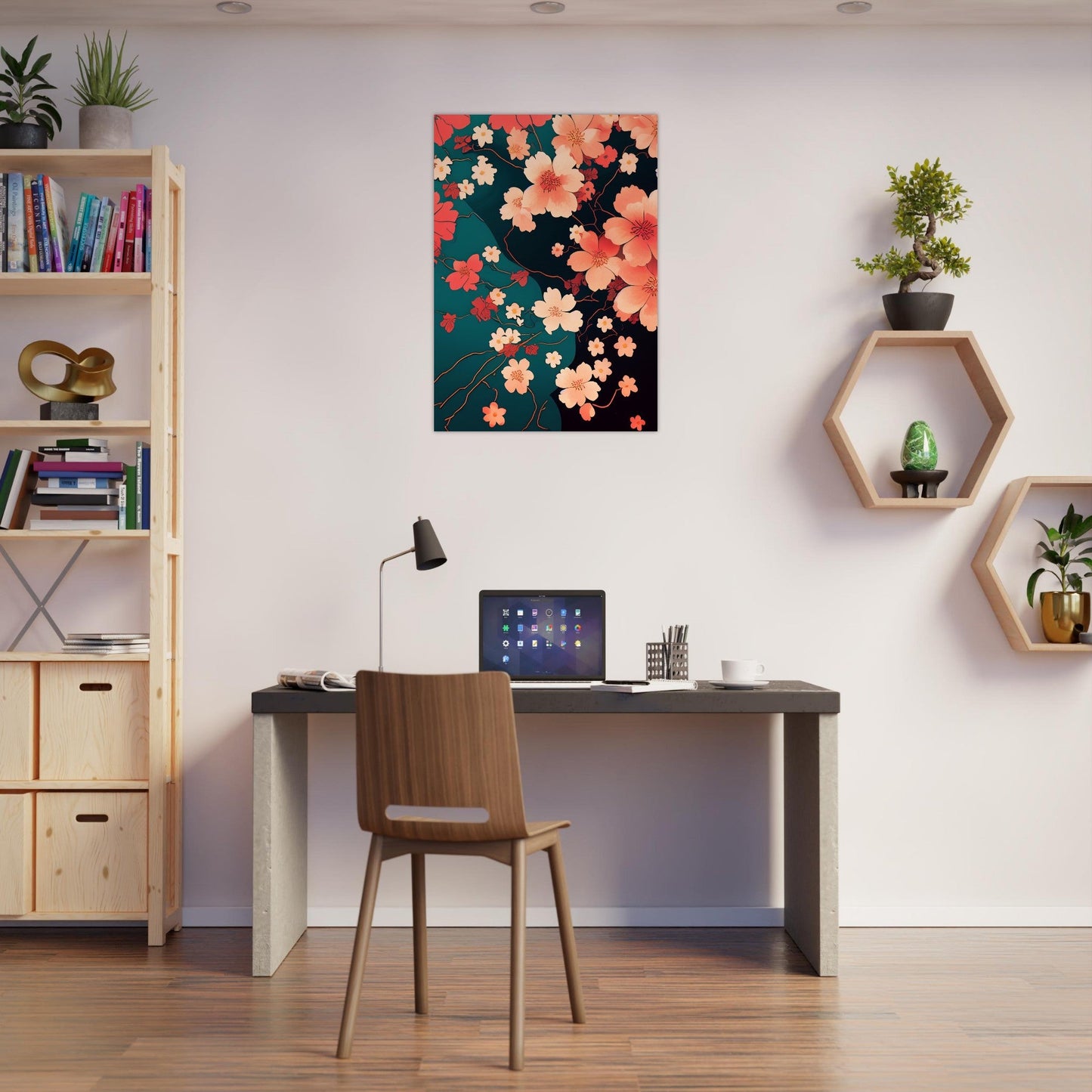 Flowers 'Japanese Garden' - Premium Matte Paper Poster