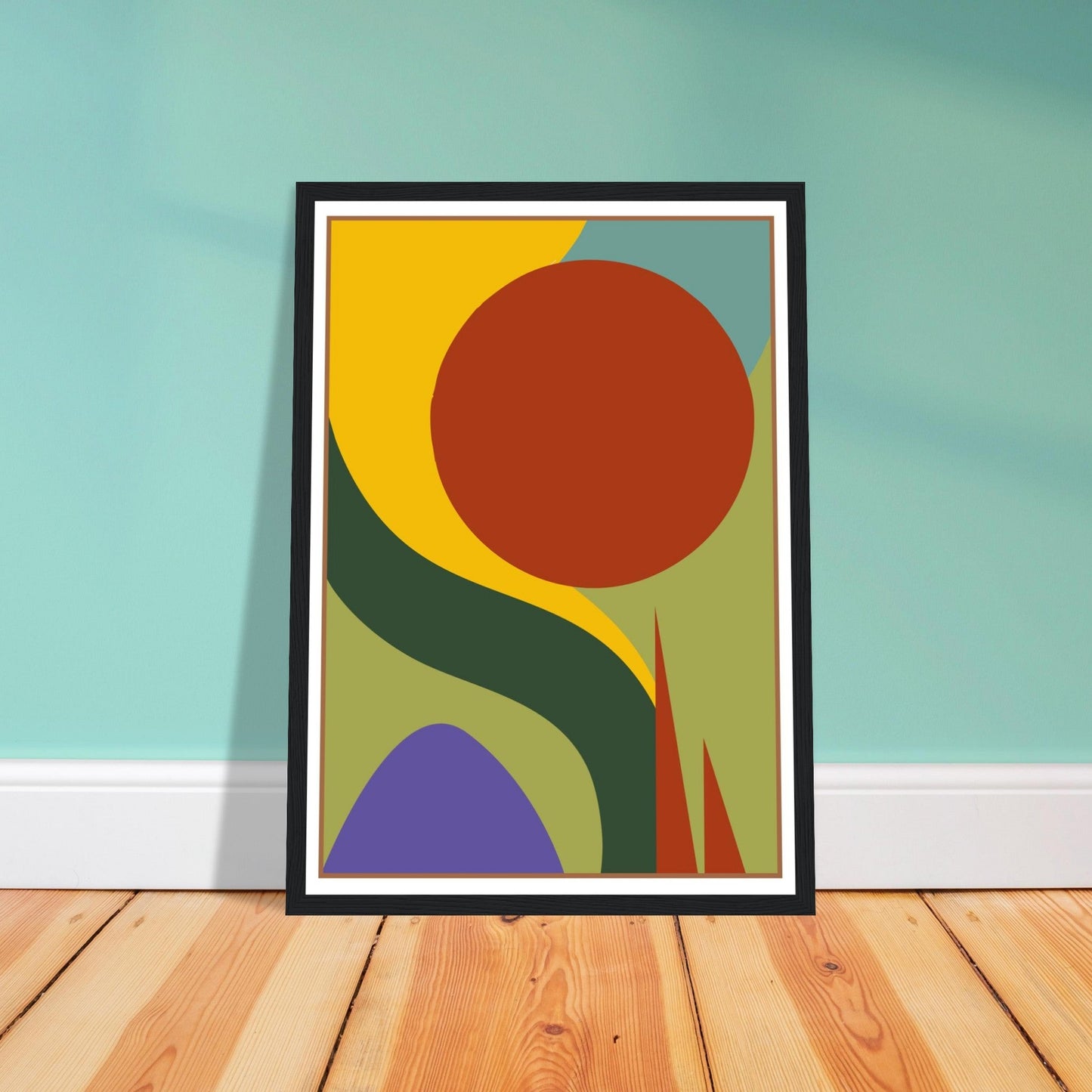 Morning - Premium Matte Paper Wooden Framed Poster