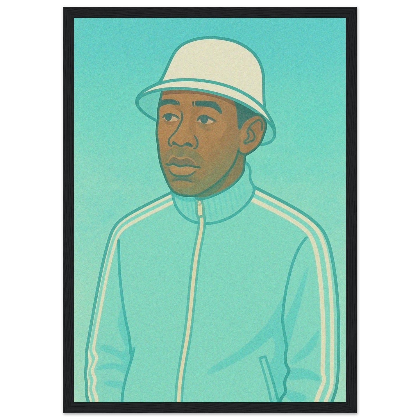 Tyler - Premium Matte Paper Wooden Framed Poster
