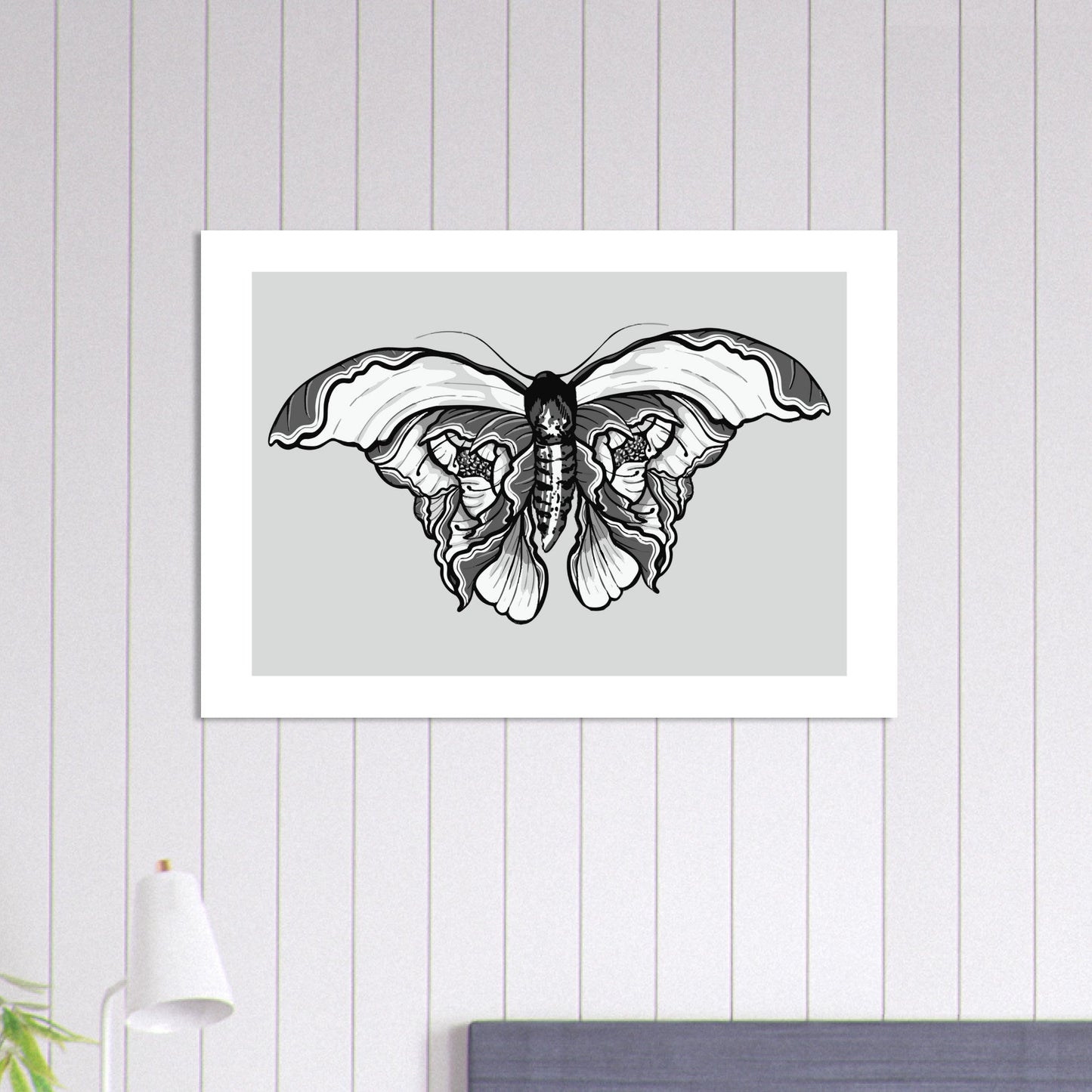Moth 'Last Wish' - Premium Matte Paper Poster