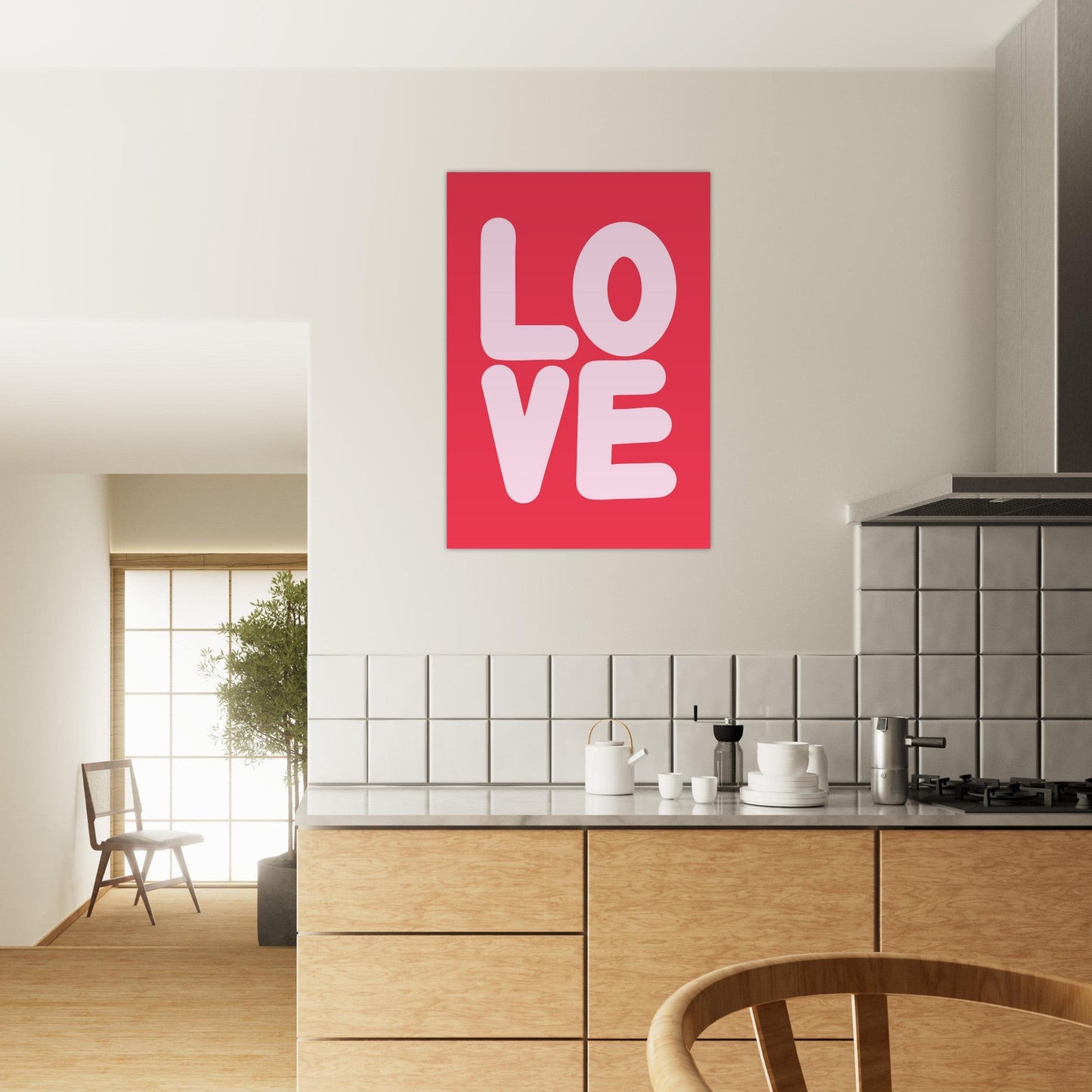 Sign 'Love' - Premium Matte Paper Poster