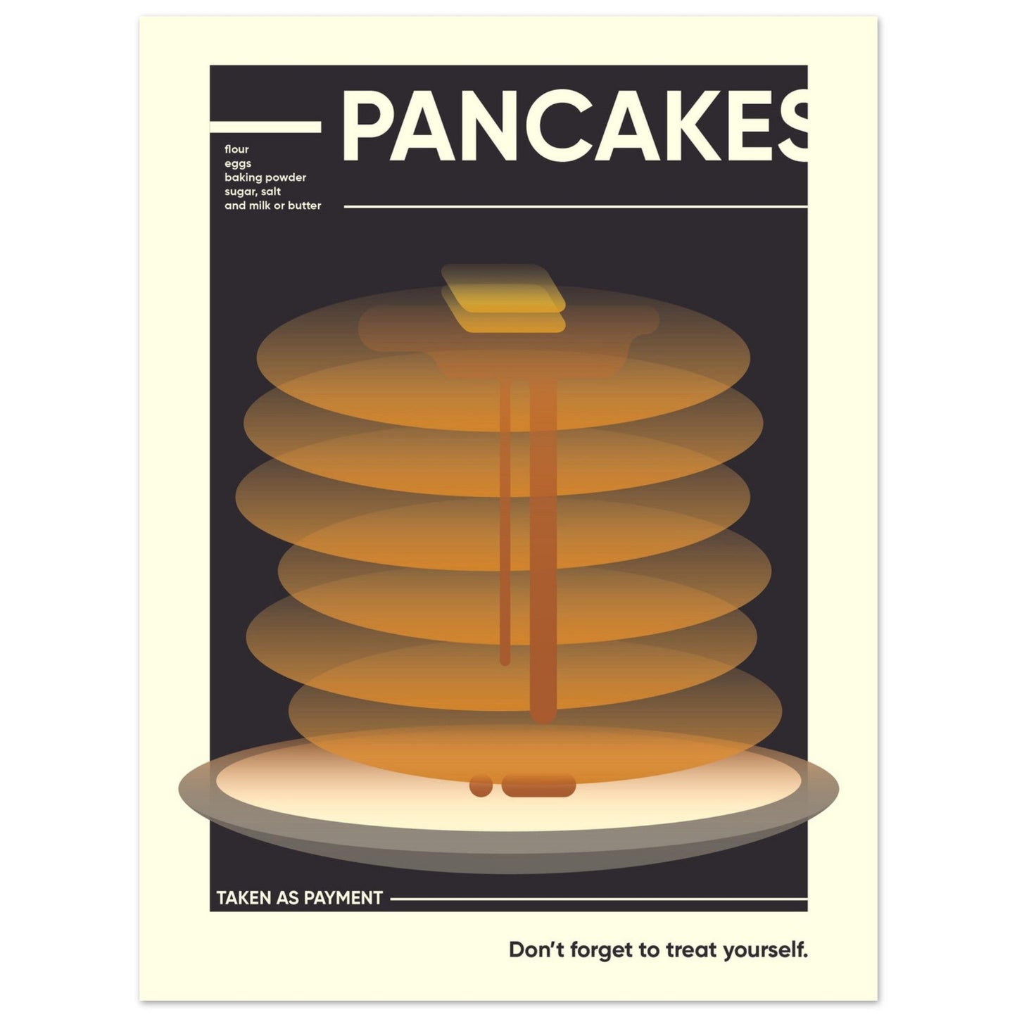 Pancakes - Premium Matte Paper Poster
