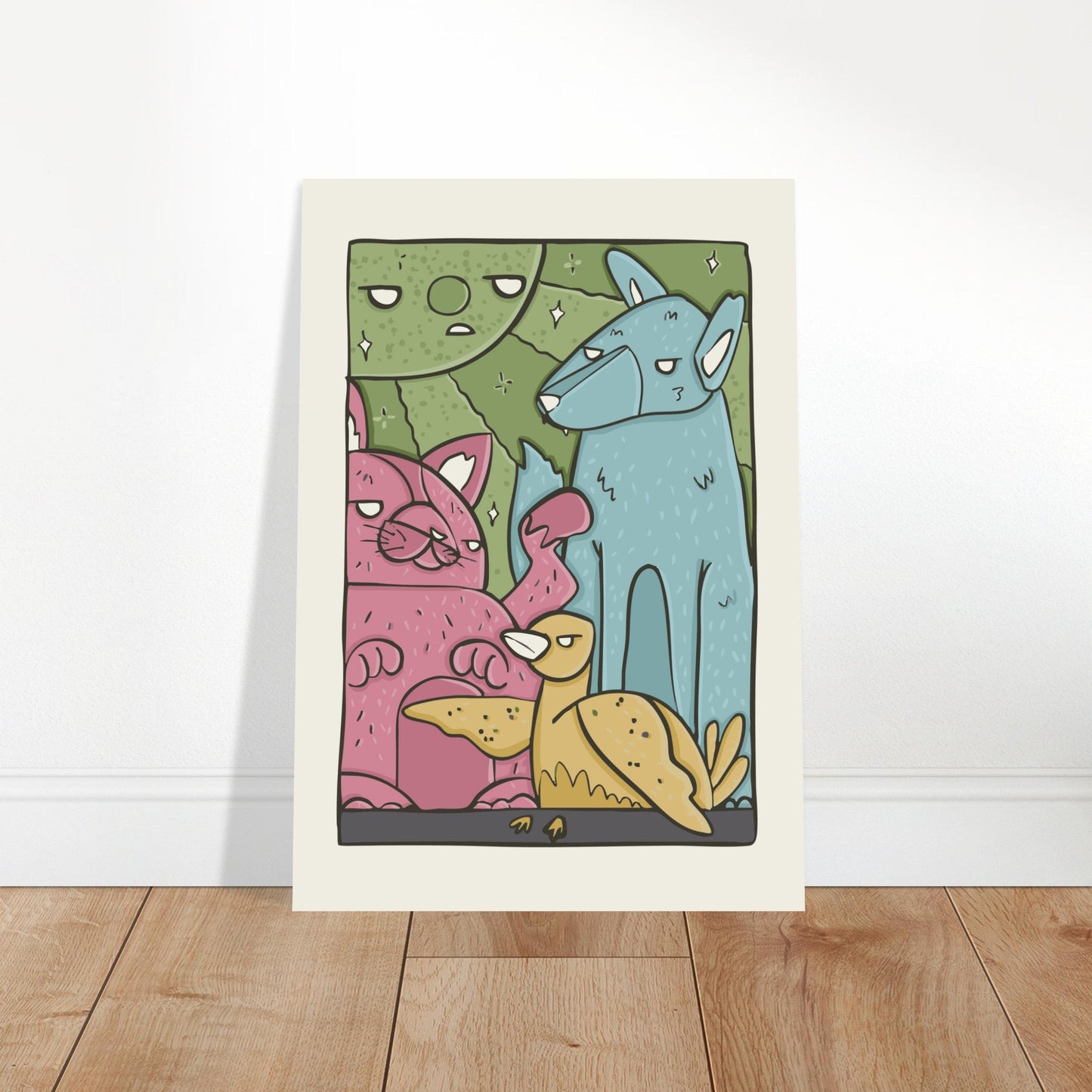 Animals 'The Crew' - Premium Matte Paper Poster