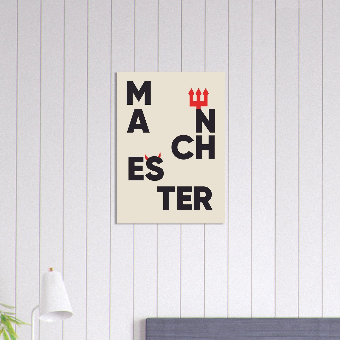 Cities/ Places 'Manchester' - Premium Matte Paper Poster