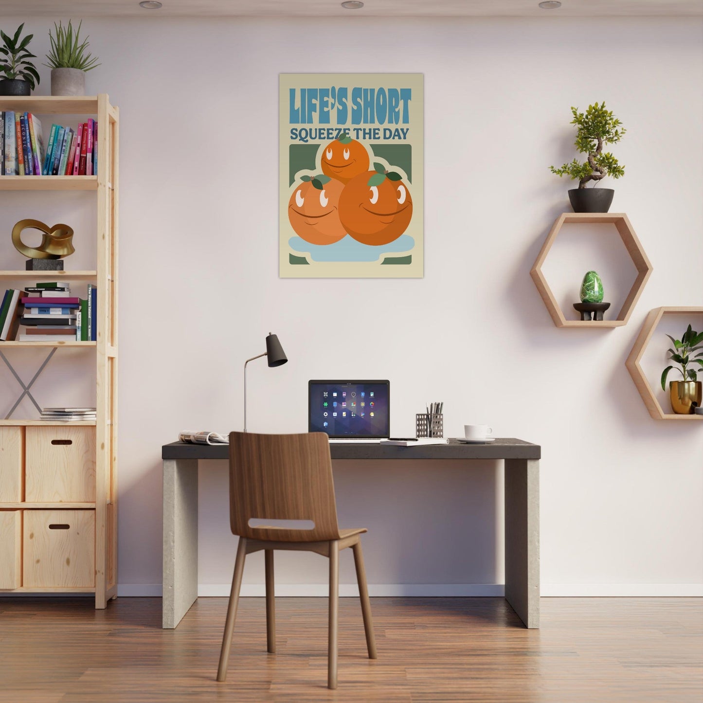 Fruity 'Squeeze The Day' - Premium Matte Paper Poster
