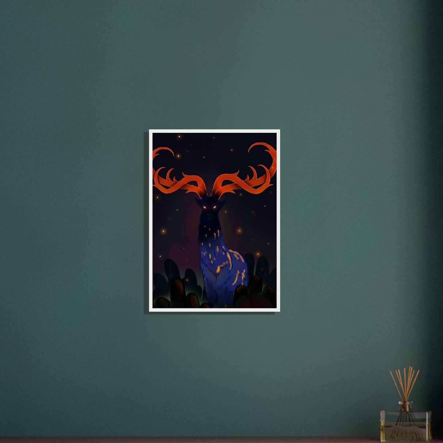 Animals 'Creature of the Forrest' - Premium Matte Paper Wooden Framed Poster